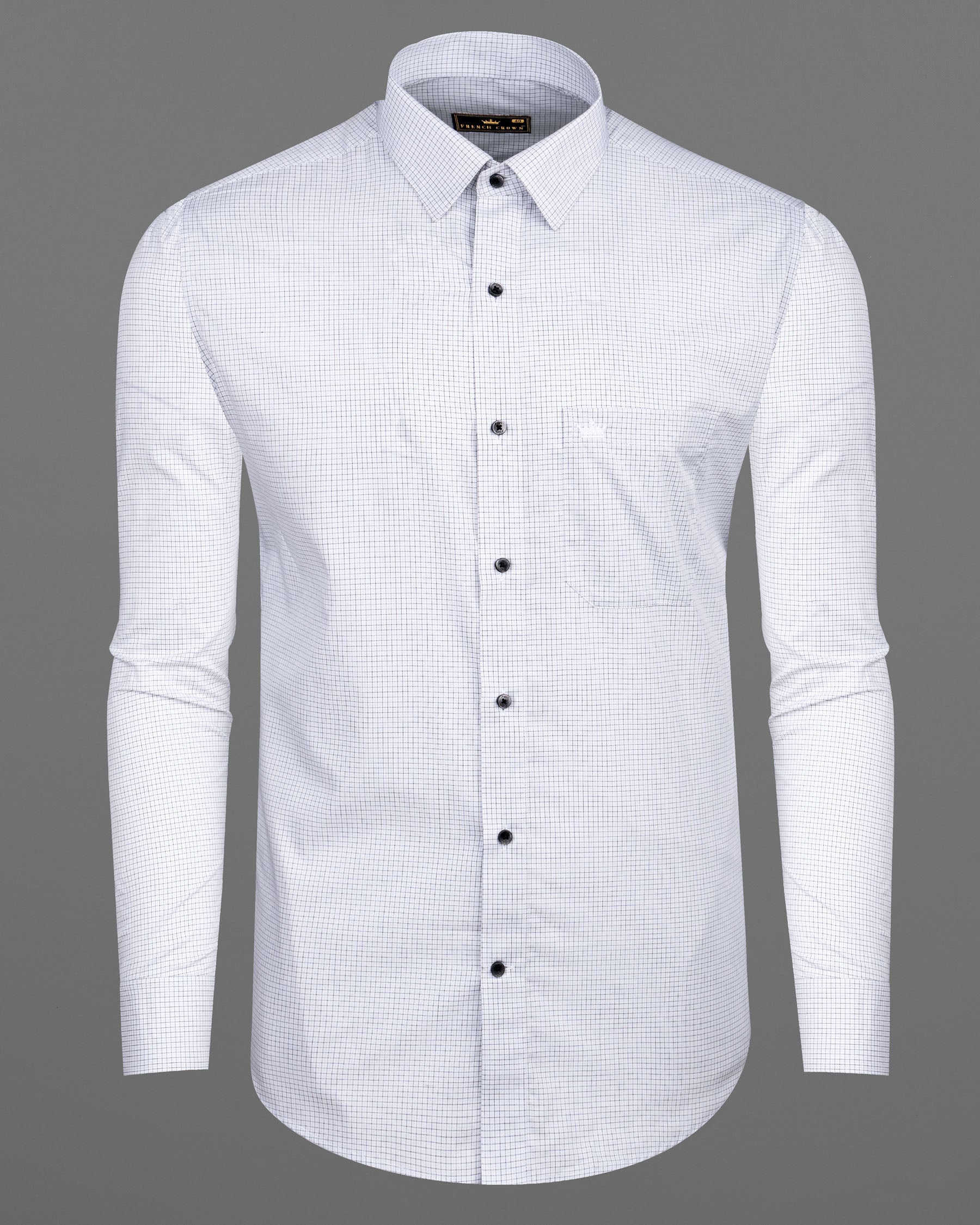 White with Black Micro Checkered Premium Cotton Shirt 6693-BLK-38,6693-BLK-38,6693-BLK-39,6693-BLK-39,6693-BLK-40,6693-BLK-40,6693-BLK-42,6693-BLK-42,6693-BLK-44,6693-BLK-44,6693-BLK-46,6693-BLK-46,6693-BLK-48,6693-BLK-48,6693-BLK-50,6693-BLK-50,6693-BLK-52,6693-BLK-52