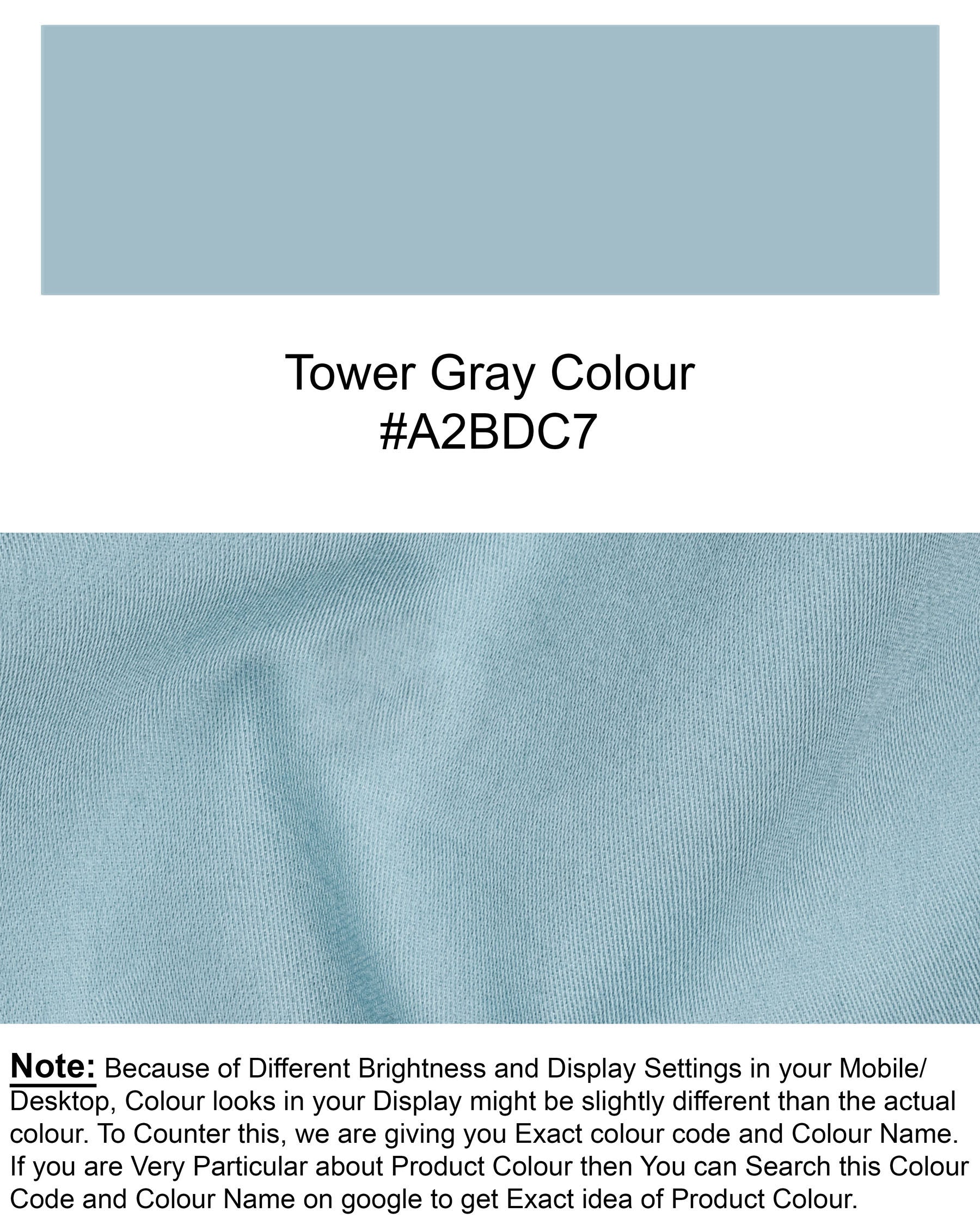 Tower Gray Super Soft Premium Cotton Shirt 6719-38,6719-38,6719-39,6719-39,6719-40,6719-40,6719-42,6719-42,6719-44,6719-44,6719-46,6719-46,6719-48,6719-48,6719-50,6719-50,6719-52,6719-52