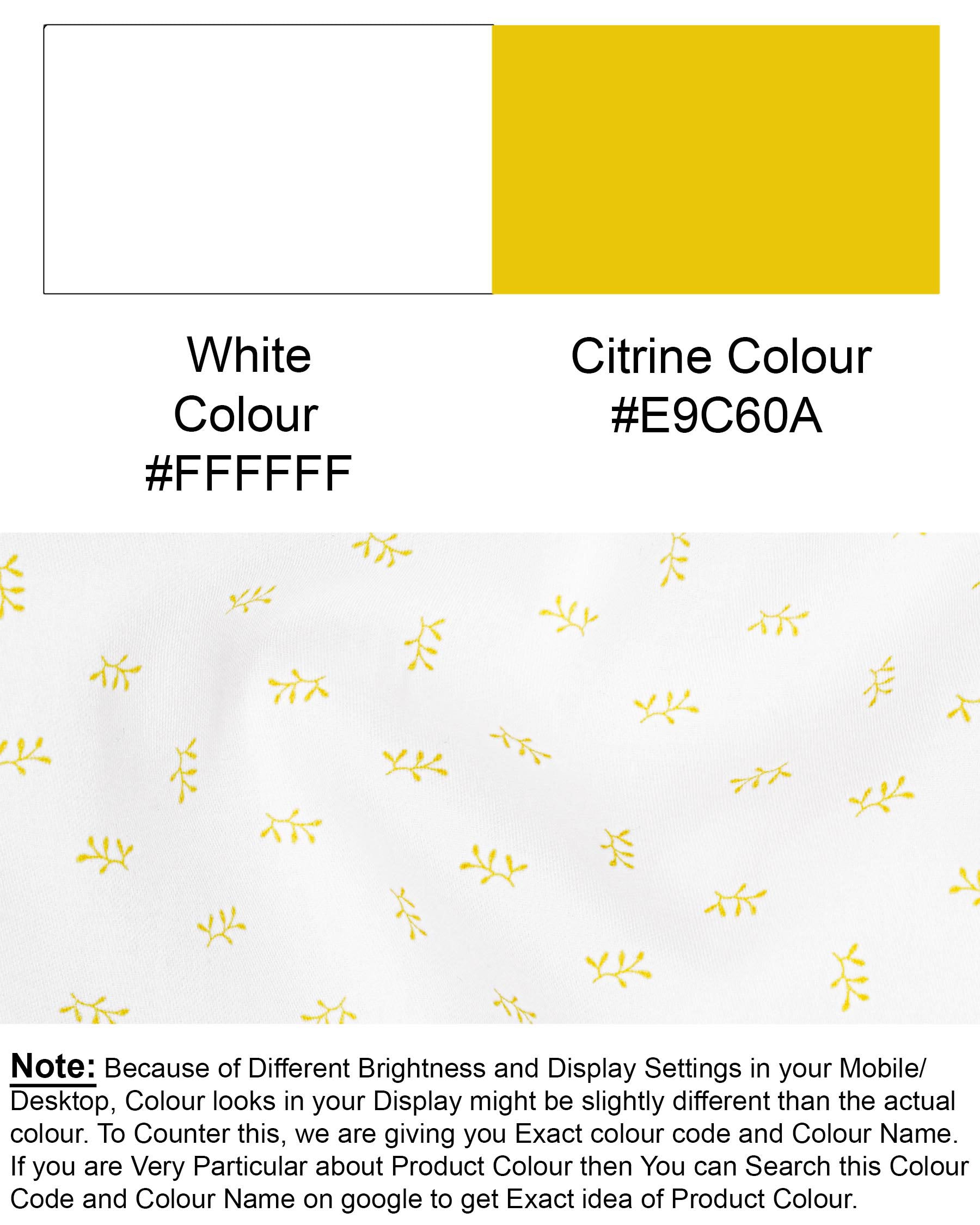 Bright White Leaves Printed Super Soft Premium Cotton Shirt 6731-38,6731-38,6731-39,6731-39,6731-40,6731-40,6731-42,6731-42,6731-44,6731-44,6731-46,6731-46,6731-48,6731-48,6731-50,6731-50,6731-52,6731-52