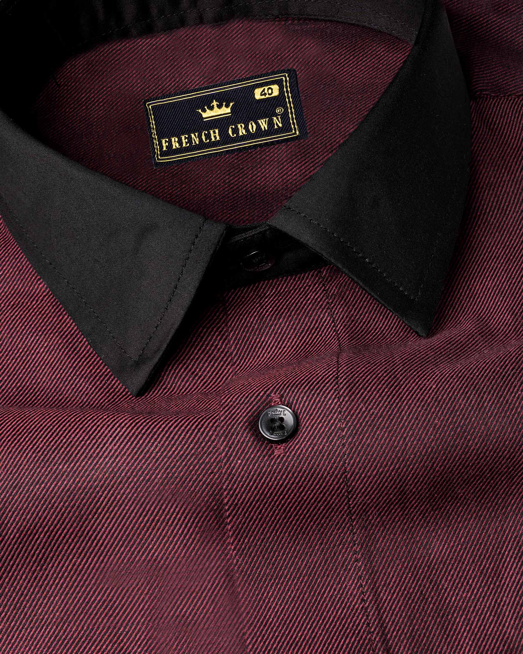 Wine Red With Black Collar and Cuffs Twill Premium Cotton Shirt 6754-BCC-BLK-38,6754-BCC-BLK-38,6754-BCC-BLK-39,6754-BCC-BLK-39,6754-BCC-BLK-40,6754-BCC-BLK-40,6754-BCC-BLK-42,6754-BCC-BLK-42,6754-BCC-BLK-44,6754-BCC-BLK-44,6754-BCC-BLK-46,6754-BCC-BLK-46,6754-BCC-BLK-48,6754-BCC-BLK-48,6754-BCC-BLK-50,6754-BCC-BLK-50,6754-BCC-BLK-52,6754-BCC-BLK-52