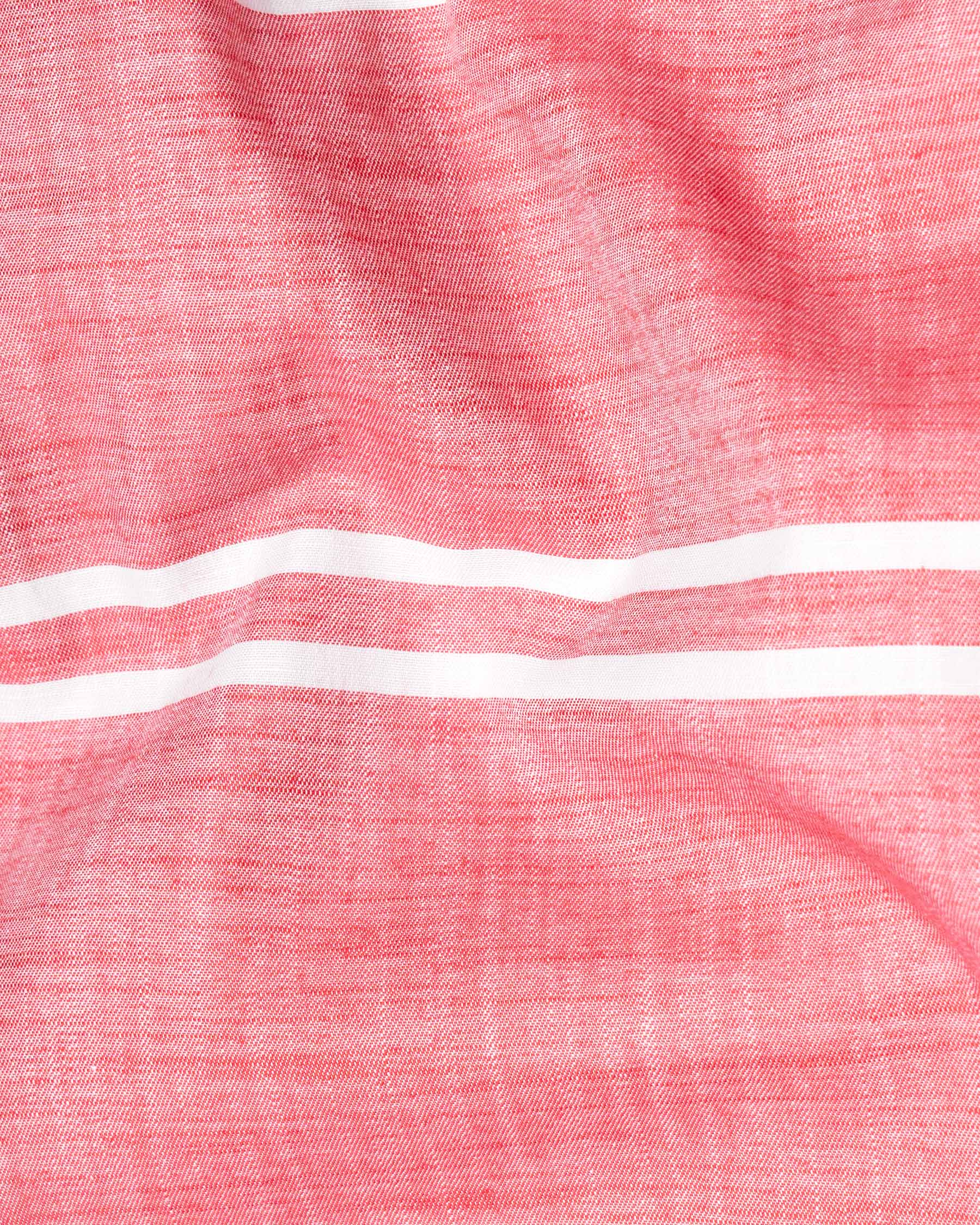 Salmon Pink and white Striped Chambray Shirt 6767-BD-38,6767-BD-38,6767-BD-39,6767-BD-39,6767-BD-40,6767-BD-40,6767-BD-42,6767-BD-42,6767-BD-44,6767-BD-44,6767-BD-46,6767-BD-46,6767-BD-48,6767-BD-48,6767-BD-50,6767-BD-50,6767-BD-52,6767-BD-52