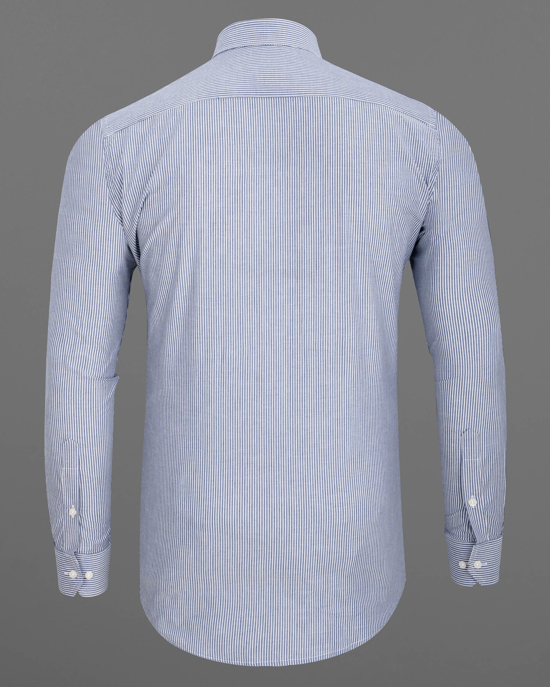 Cascade Blue Striped Premium Cotton Shirt 6773-38,6773-38,6773-39,6773-39,6773-40,6773-40,6773-42,6773-42,6773-44,6773-44,6773-46,6773-46,6773-48,6773-48,6773-50,6773-50,6773-52,6773-52