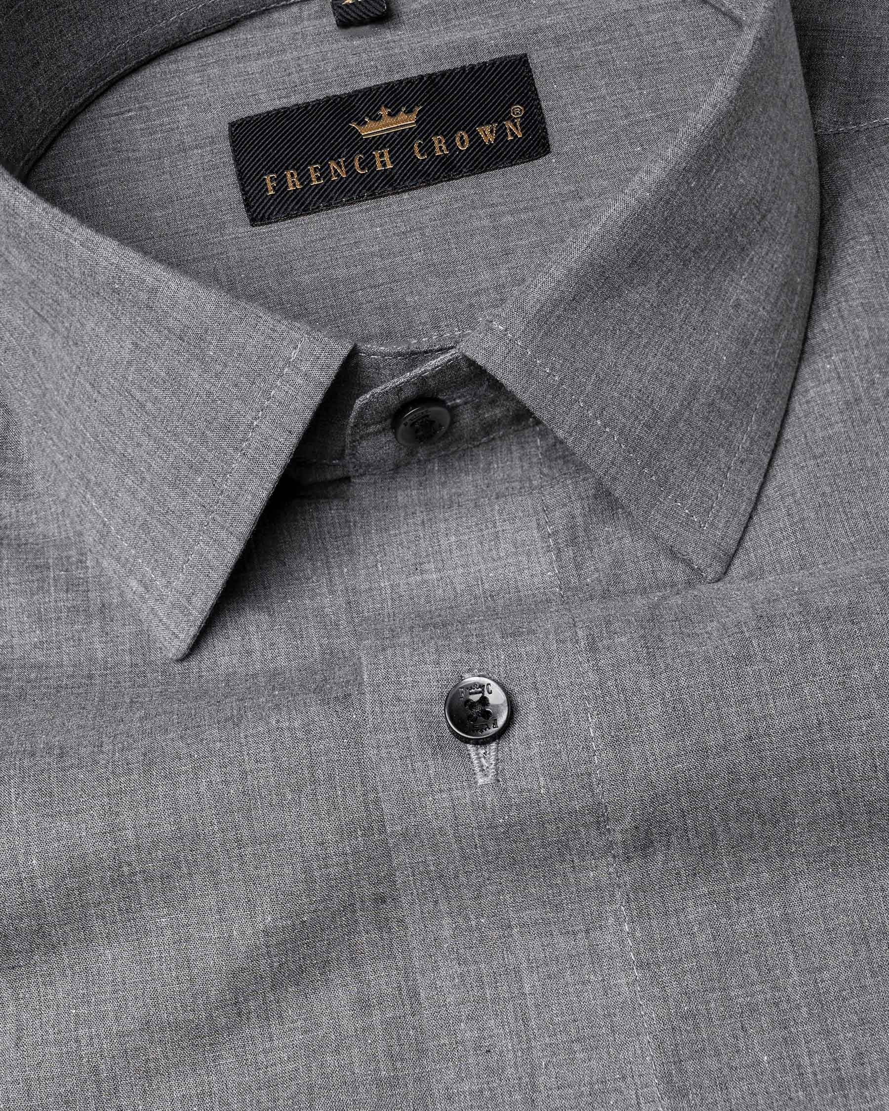 Topaz Gray Premium Cotton Shirt 6779-BLK-38,6779-BLK-38,6779-BLK-39,6779-BLK-39,6779-BLK-40,6779-BLK-40,6779-BLK-42,6779-BLK-42,6779-BLK-44,6779-BLK-44,6779-BLK-46,6779-BLK-46,6779-BLK-48,6779-BLK-48,6779-BLK-50,6779-BLK-50,6779-BLK-52,6779-BLK-52