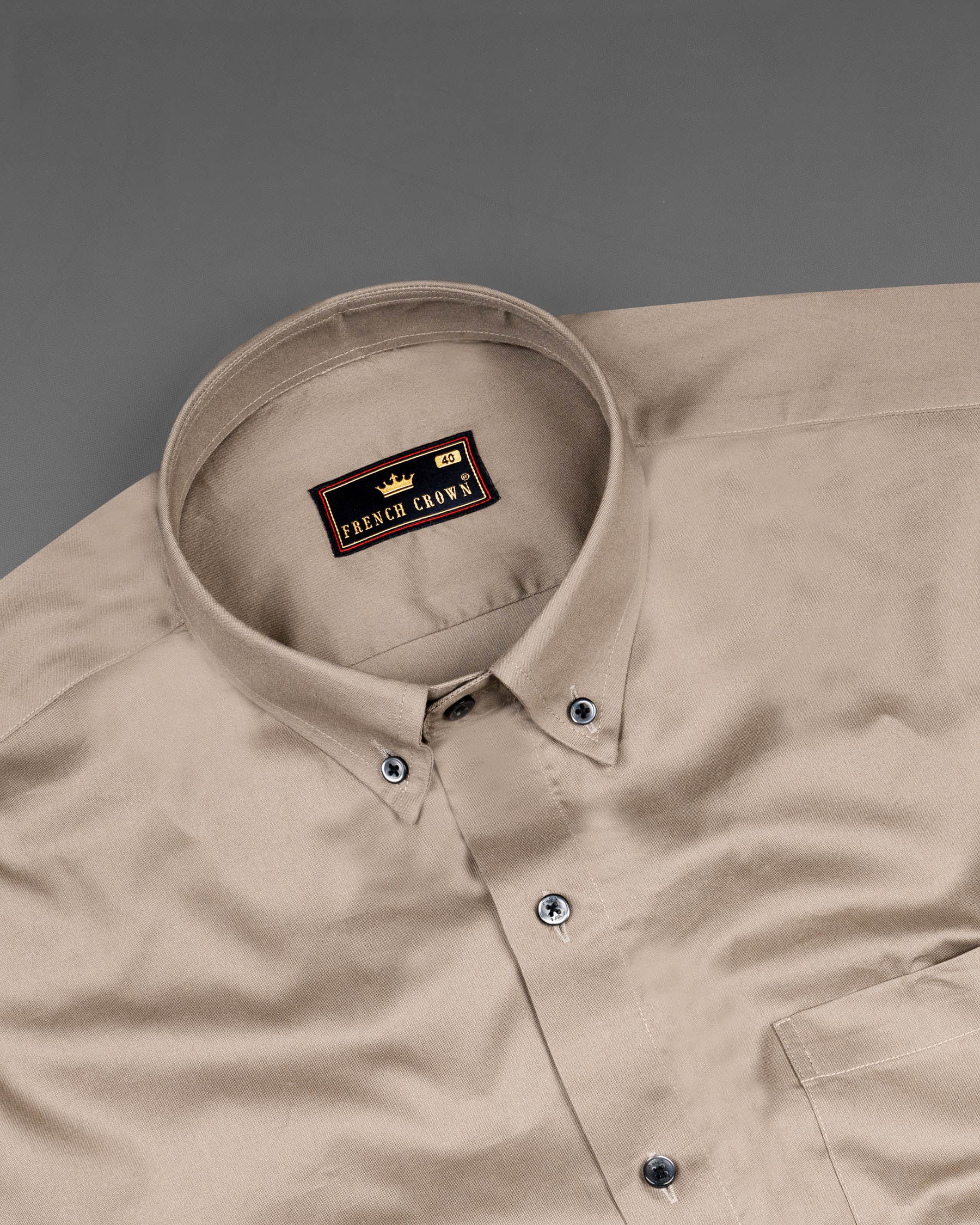 Soft Amber Premium Cotton Shirt