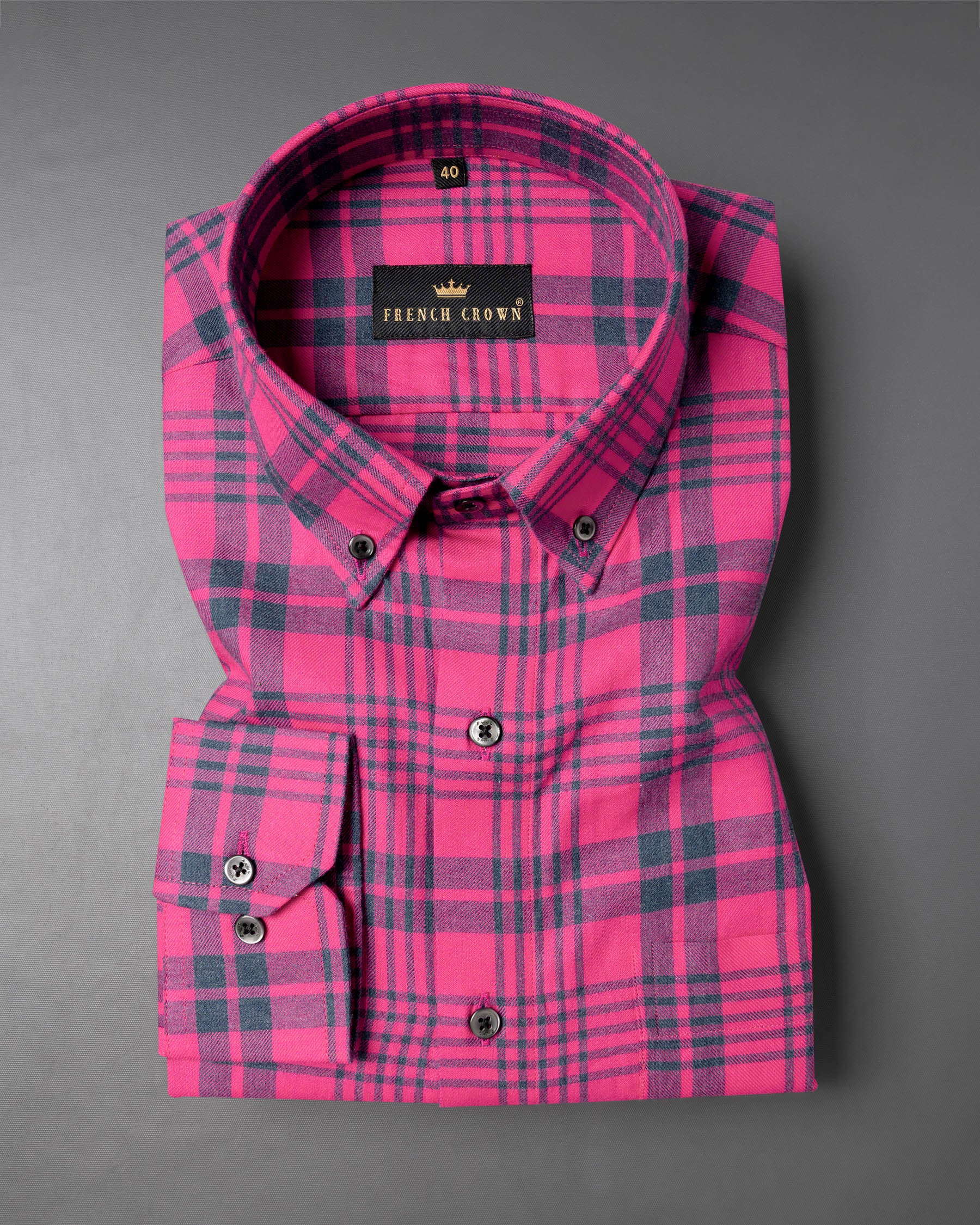 Cerise Pink Twill Plaid Premium Cotton Shirt 6814-BD-BLK-38,6814-BD-BLK-38,6814-BD-BLK-39,6814-BD-BLK-39,6814-BD-BLK-40,6814-BD-BLK-40,6814-BD-BLK-42,6814-BD-BLK-42,6814-BD-BLK-44,6814-BD-BLK-44,6814-BD-BLK-46,6814-BD-BLK-46,6814-BD-BLK-48,6814-BD-BLK-48,6814-BD-BLK-50,6814-BD-BLK-50,6814-BD-BLK-52,6814-BD-BLK-52