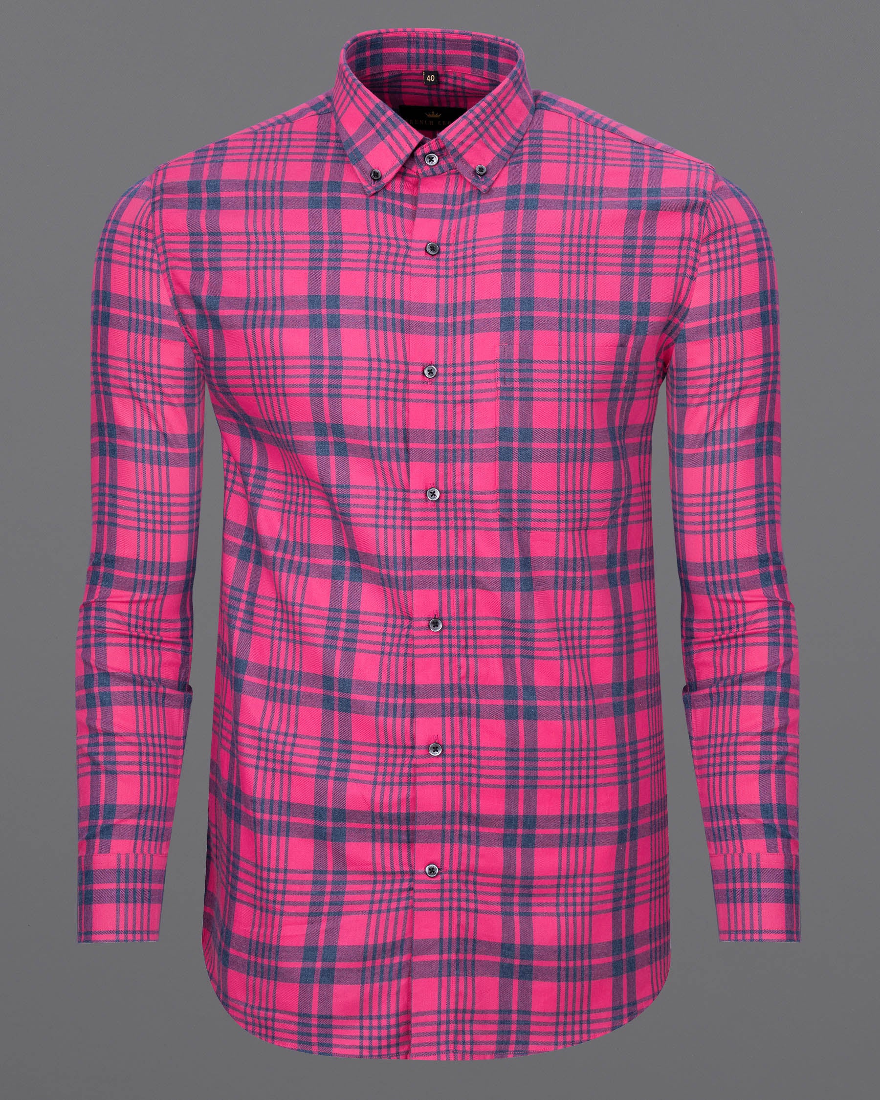 Cerise Pink Twill Plaid Premium Cotton Shirt 6814-BD-BLK-38,6814-BD-BLK-38,6814-BD-BLK-39,6814-BD-BLK-39,6814-BD-BLK-40,6814-BD-BLK-40,6814-BD-BLK-42,6814-BD-BLK-42,6814-BD-BLK-44,6814-BD-BLK-44,6814-BD-BLK-46,6814-BD-BLK-46,6814-BD-BLK-48,6814-BD-BLK-48,6814-BD-BLK-50,6814-BD-BLK-50,6814-BD-BLK-52,6814-BD-BLK-52