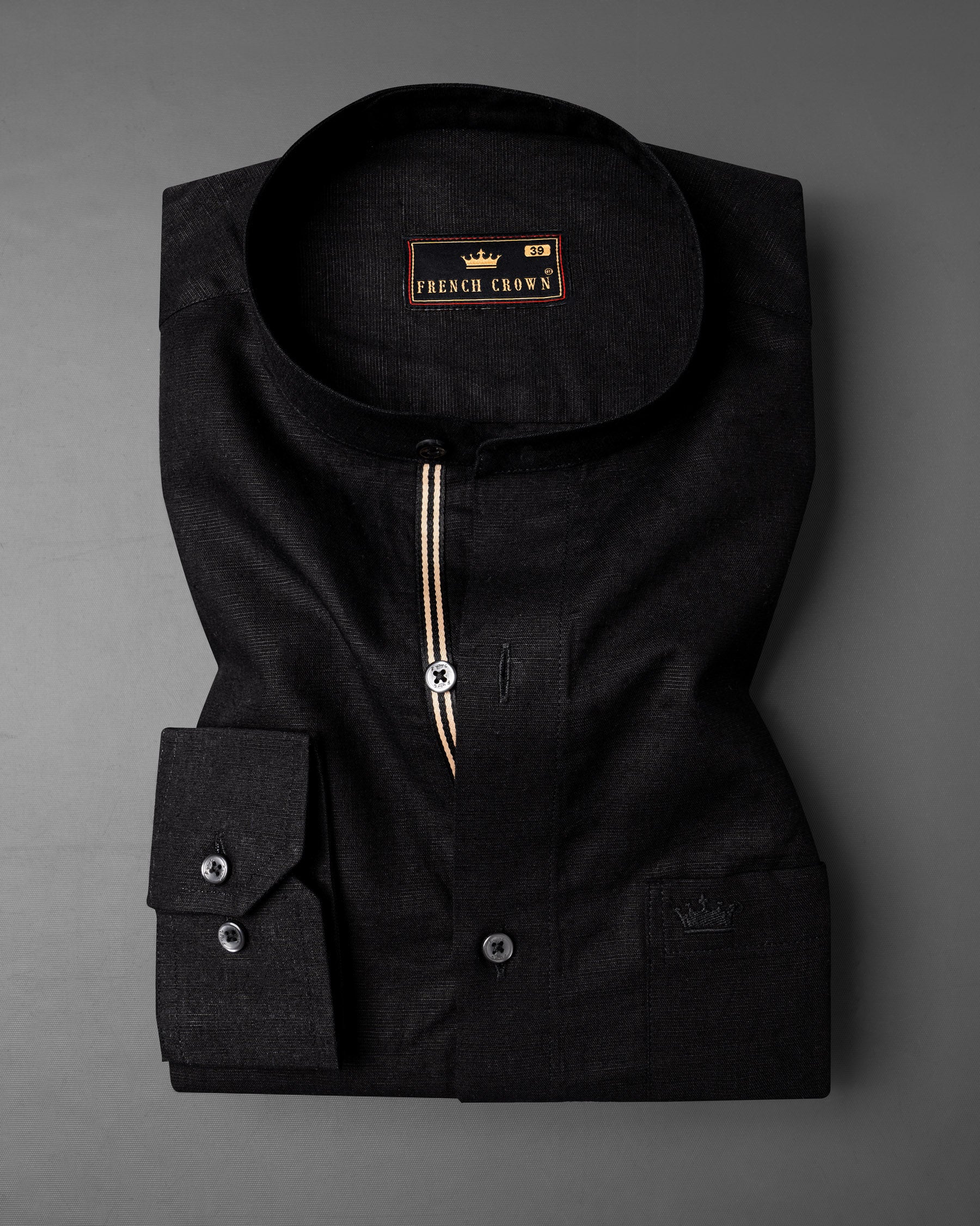 Jet Black Super Soft Premium Linen Shirt 6827-M-BLK-P-38, 6827-M-BLK-P-H-38, 6827-M-BLK-P-39, 6827-M-BLK-P-H-39, 6827-M-BLK-P-40, 6827-M-BLK-P-H-40, 6827-M-BLK-P-42, 6827-M-BLK-P-H-42, 6827-M-BLK-P-44, 6827-M-BLK-P-H-44, 6827-M-BLK-P-46, 6827-M-BLK-P-H-46, 6827-M-BLK-P-48, 6827-M-BLK-P-H-48, 6827-M-BLK-P-50, 6827-M-BLK-P-H-50, 6827-M-BLK-P-52, 6827-M-BLK-P-H-52