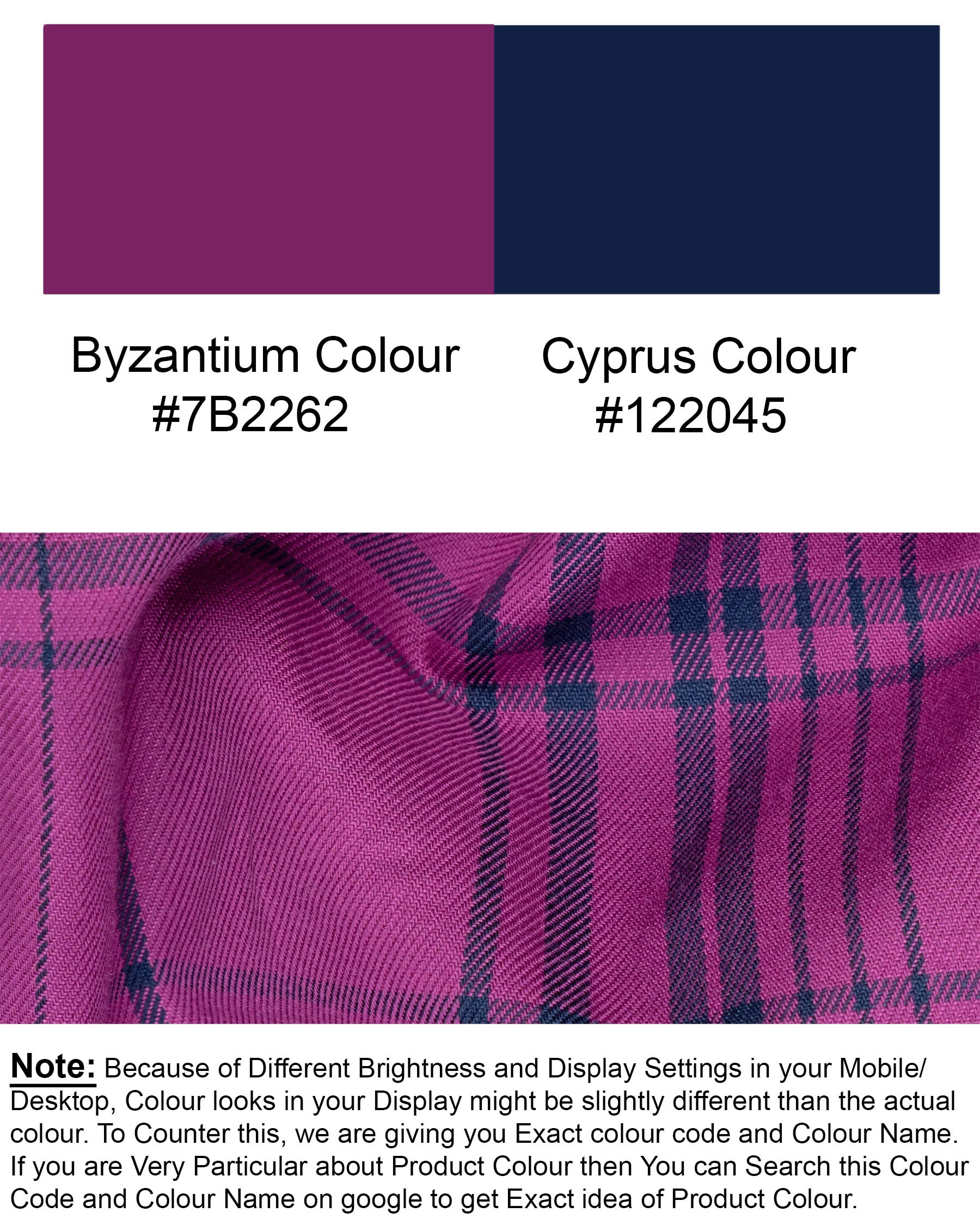 Byzantium Purple and Cyprus Blue Plaid Twill Textured Premium Cotton Shirt  6841-BD-BLE-38,6841-BD-BLE-38,6841-BD-BLE-39,6841-BD-BLE-39,6841-BD-BLE-40,6841-BD-BLE-40,6841-BD-BLE-42,6841-BD-BLE-42,6841-BD-BLE-44,6841-BD-BLE-44,6841-BD-BLE-46,6841-BD-BLE-46,6841-BD-BLE-48,6841-BD-BLE-48,6841-BD-BLE-50,6841-BD-BLE-50,6841-BD-BLE-52,6841-BD-BLE-52