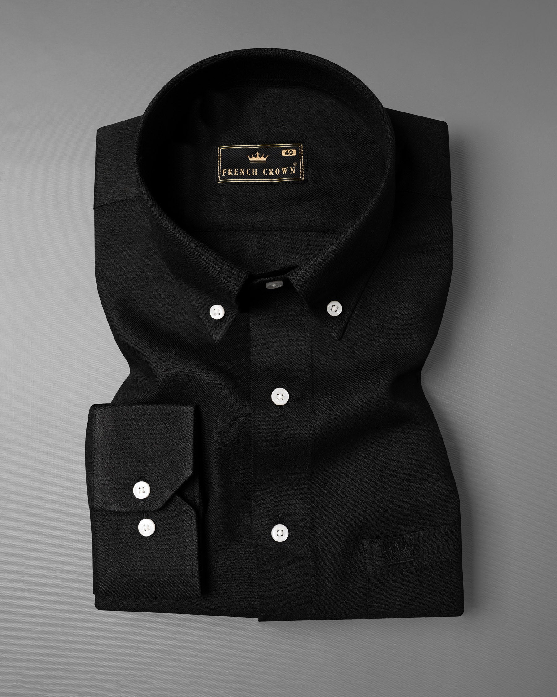 Jade Black Premium Cotton Shirt 6842-BD-38,6842-BD-38,6842-BD-39,6842-BD-39,6842-BD-40,6842-BD-40,6842-BD-42,6842-BD-42,6842-BD-44,6842-BD-44,6842-BD-46,6842-BD-46,6842-BD-48,6842-BD-48,6842-BD-50,6842-BD-50,6842-BD-52,6842-BD-52