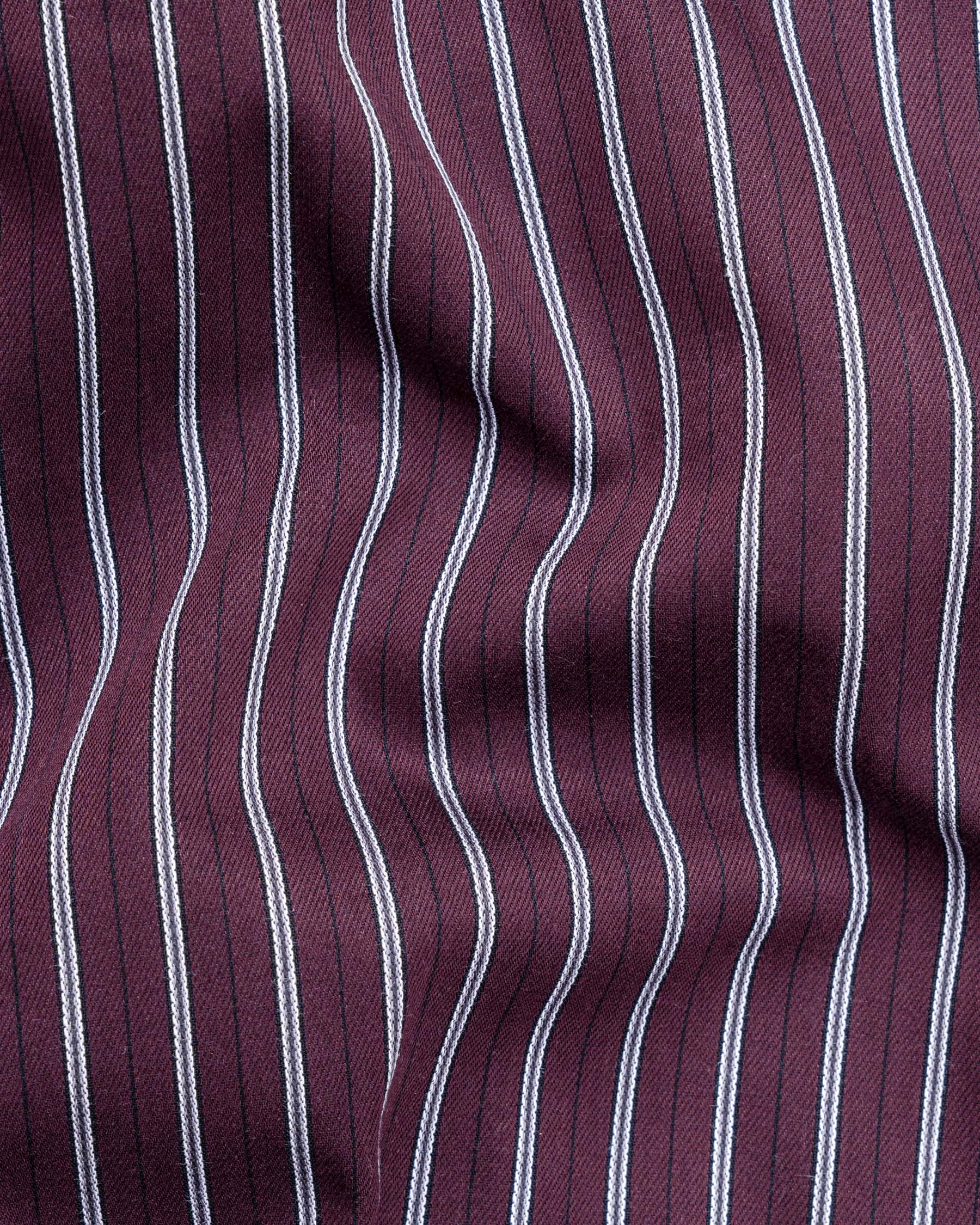 Bistre with Black and white Striped Twill Textured Premium Cotton Shirt 6886-38, 6886-H-38, 6886-39, 6886-H-39, 6886-40, 6886-H-40, 6886-42, 6886-H-42, 6886-44, 6886-H-44, 6886-46, 6886-H-46, 6886-48, 6886-H-48, 6886-50, 6886-H-50, 6886-52, 6886-H-52