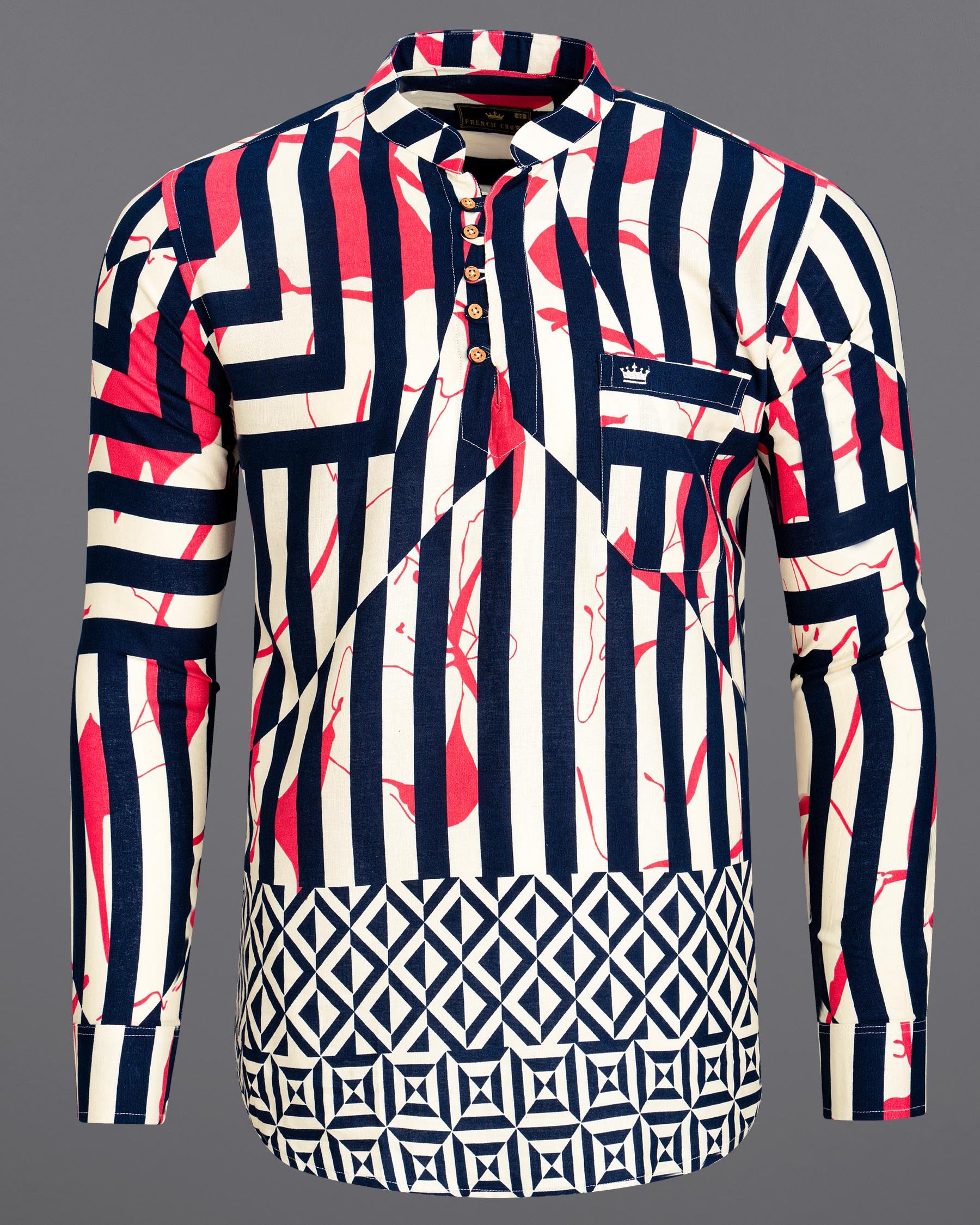 Merino with Cider Blue abstract Print Premium Tencel Kurta Shirt 6947-KS-38,6947-KS-38,6947-KS-39,6947-KS-39,6947-KS-40,6947-KS-40,6947-KS-42,6947-KS-42,6947-KS-44,6947-KS-44,6947-KS-46,6947-KS-46,6947-KS-48,6947-KS-48,6947-KS-50,6947-KS-50,6947-KS-52,6947-KS-52