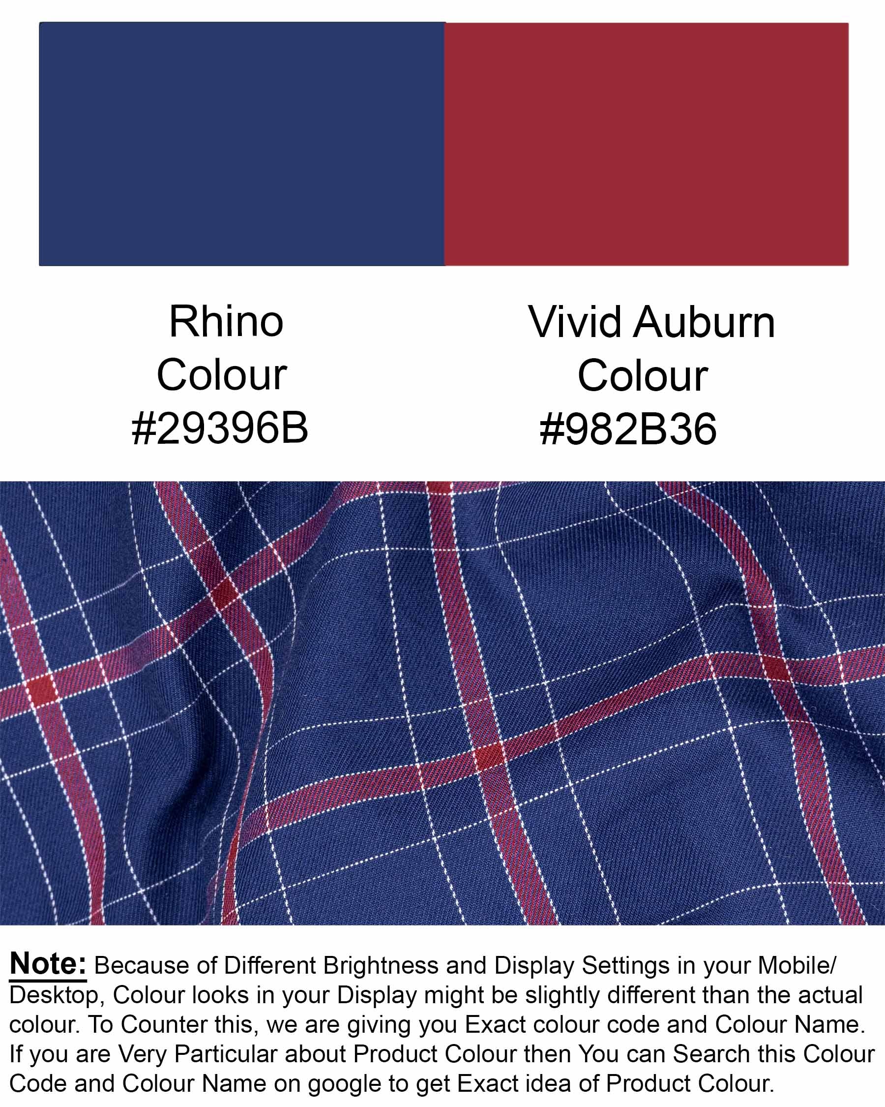 Rhino Blue Windowpane Twill Premium Cotton Shirt 6970-BD-38,6970-BD-38,6970-BD-39,6970-BD-39,6970-BD-40,6970-BD-40,6970-BD-42,6970-BD-42,6970-BD-44,6970-BD-44,6970-BD-46,6970-BD-46,6970-BD-48,6970-BD-48,6970-BD-50,6970-BD-50,6970-BD-52,6970-BD-52