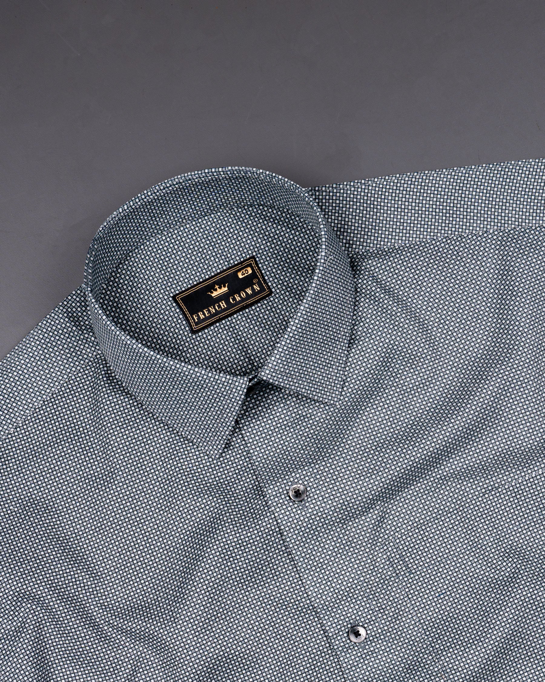 Bright White and Venus Grey Checkered Premium Cotton Shirt 6974-BLK-38,6974-BLK-38,6974-BLK-39,6974-BLK-39,6974-BLK-40,6974-BLK-40,6974-BLK-42,6974-BLK-42,6974-BLK-44,6974-BLK-44,6974-BLK-46,6974-BLK-46,6974-BLK-48,6974-BLK-48,6974-BLK-50,6974-BLK-50,6974-BLK-52,6974-BLK-52