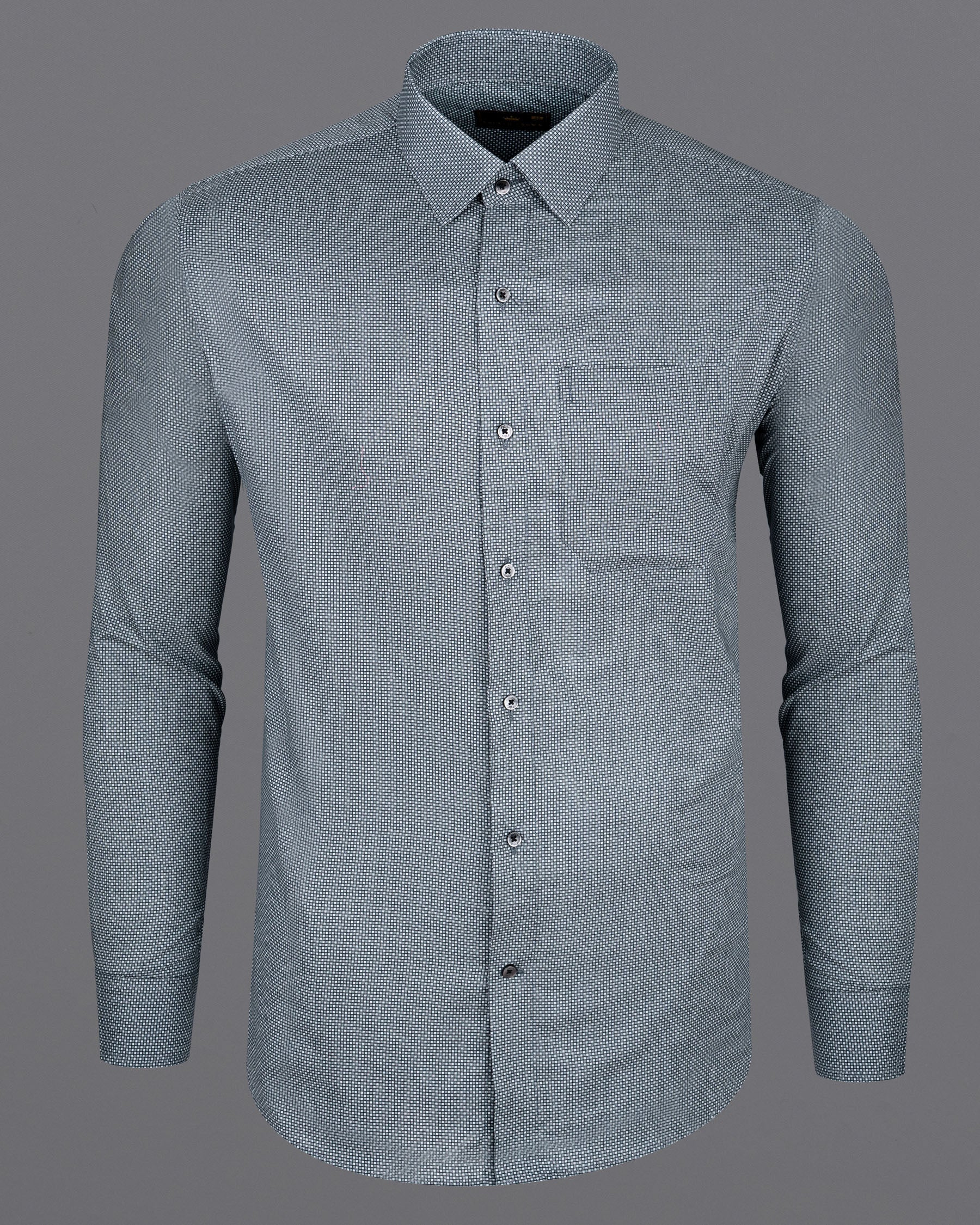 Bright White and Venus Grey Checkered Premium Cotton Shirt 6974-BLK-38,6974-BLK-38,6974-BLK-39,6974-BLK-39,6974-BLK-40,6974-BLK-40,6974-BLK-42,6974-BLK-42,6974-BLK-44,6974-BLK-44,6974-BLK-46,6974-BLK-46,6974-BLK-48,6974-BLK-48,6974-BLK-50,6974-BLK-50,6974-BLK-52,6974-BLK-52