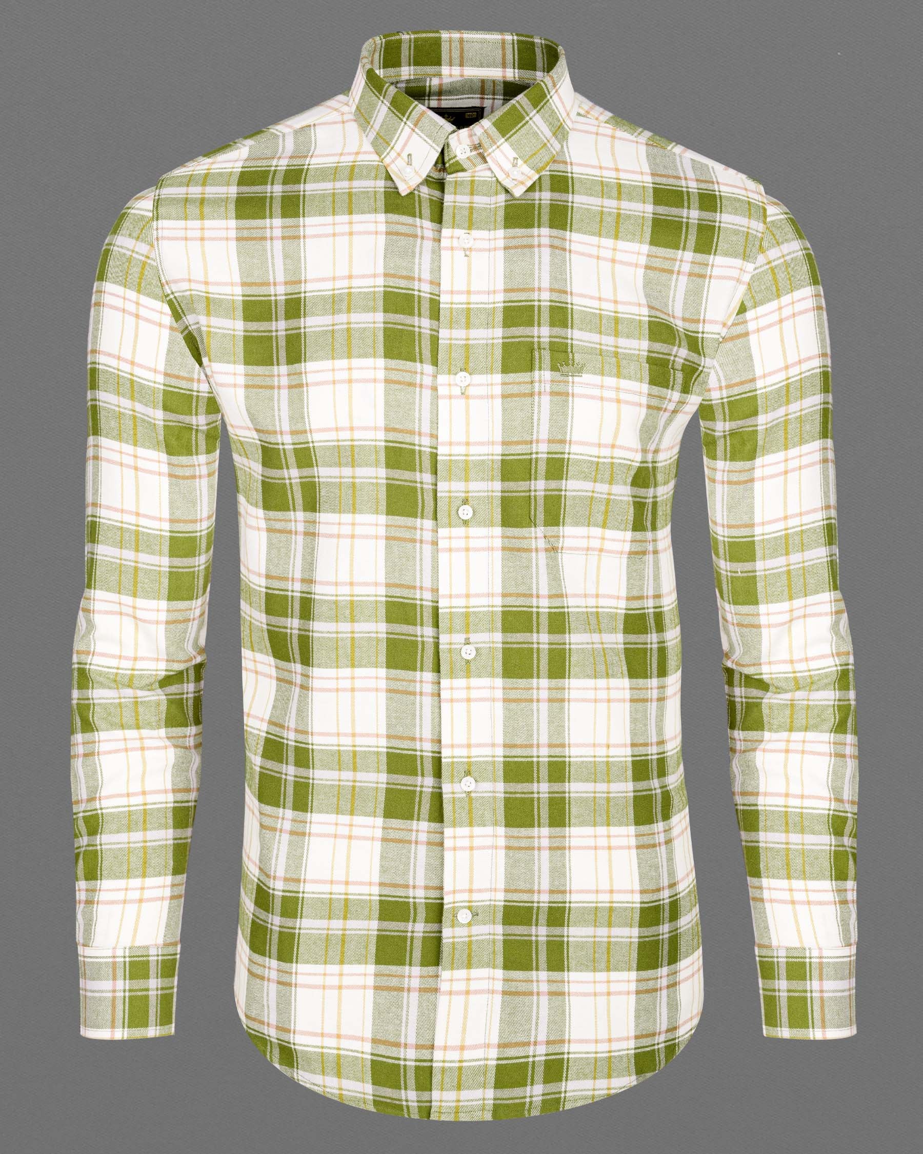 Moccasin Green and White Plaid Flannel Shirt 6984-BD-38,6984-BD-38,6984-BD-39,6984-BD-39,6984-BD-40,6984-BD-40,6984-BD-42,6984-BD-42,6984-BD-44,6984-BD-44,6984-BD-46,6984-BD-46,6984-BD-48,6984-BD-48,6984-BD-50,6984-BD-50,6984-BD-52,6984-BD-52