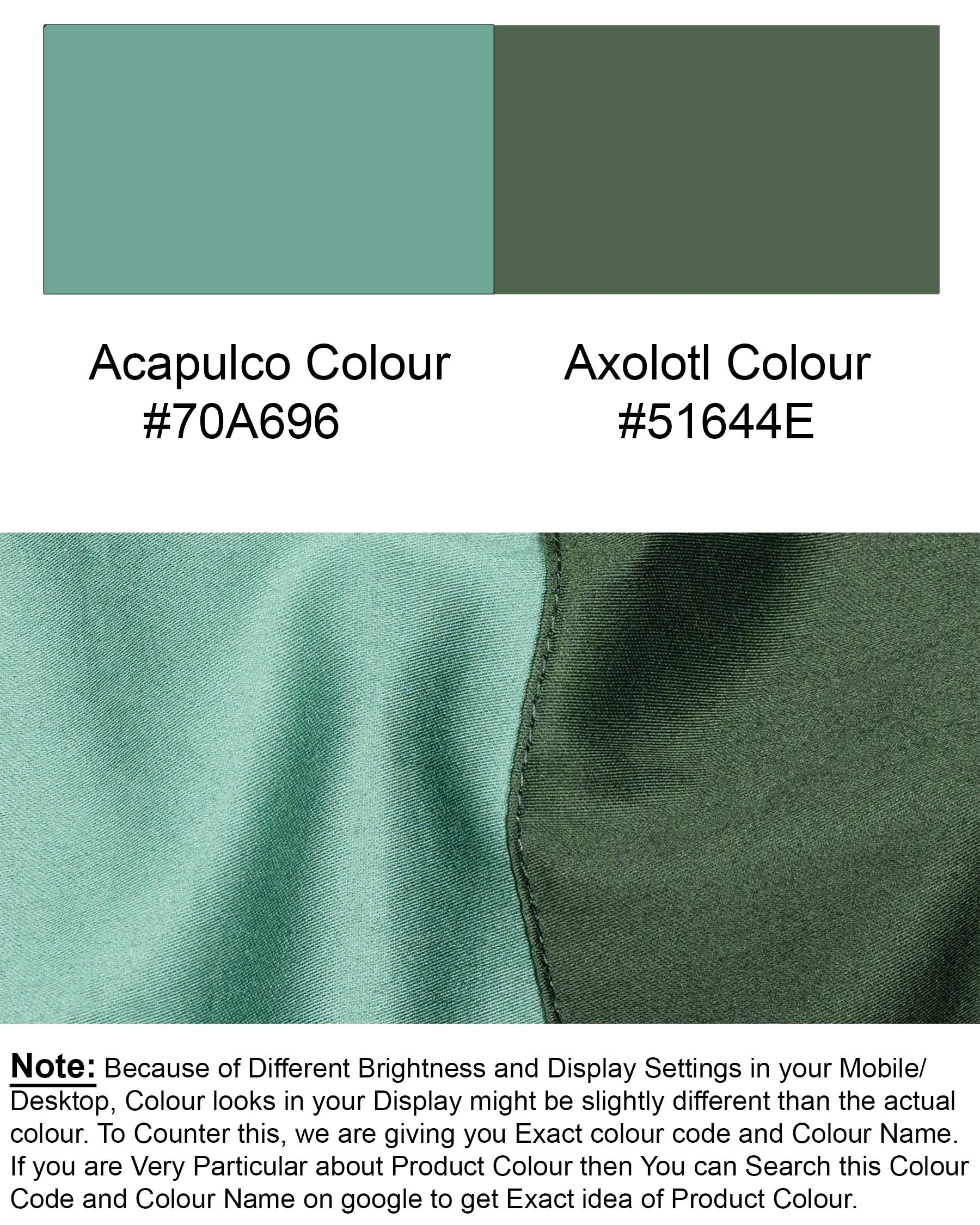 Acapulco with Axolotl Green Super Soft Premium Cotton Designer Shirt 7040-P137-38, 7040-P137-H-38, 7040-P137-39, 7040-P137-H-39, 7040-P137-40, 7040-P137-H-40, 7040-P137-42, 7040-P137-H-42, 7040-P137-44, 7040-P137-H-44, 7040-P137-46, 7040-P137-H-46, 7040-P137-48, 7040-P137-H-48, 7040-P137-50, 7040-P137-H-50, 7040-P137-52, 7040-P137-H-52