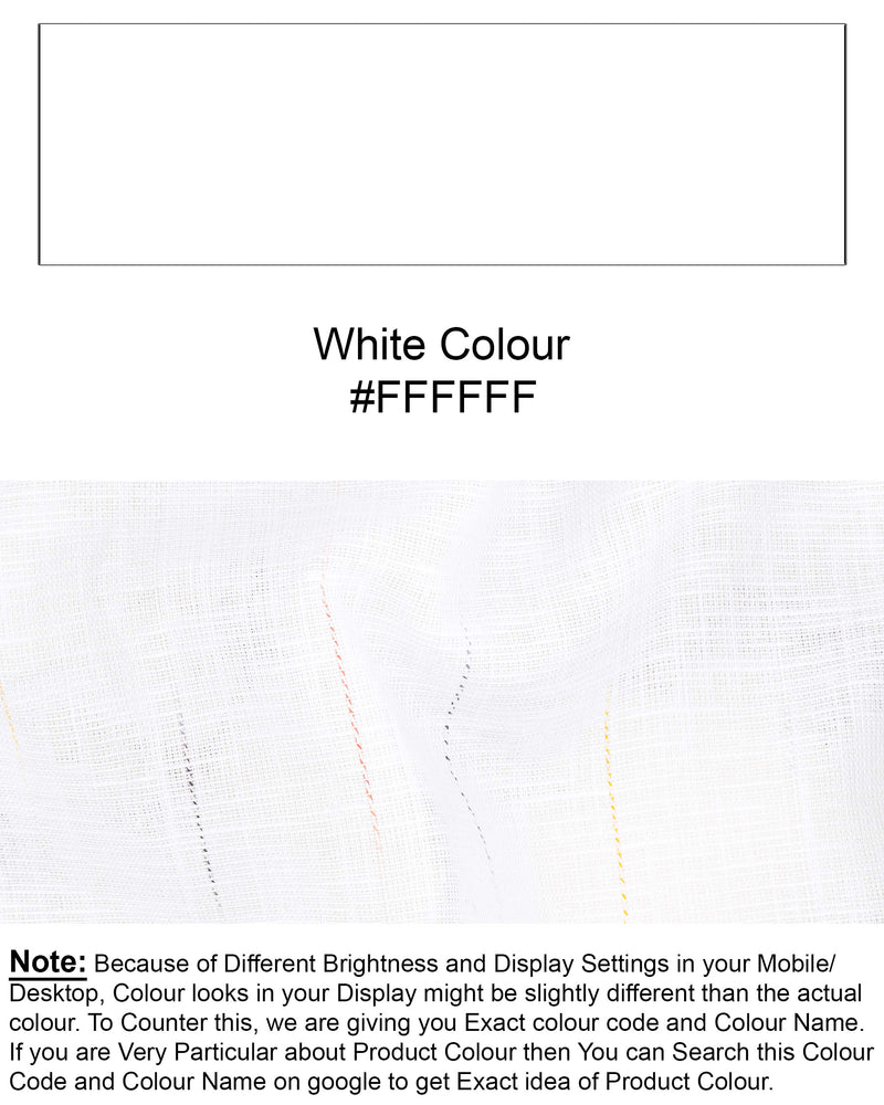 Bright White Half Vertical Half Horizontal Textured Luxurious Linen Shirt 7052-38, 7052-H-38, 7052-39, 7052-H-39, 7052-40, 7052-H-40, 7052-42, 7052-H-42, 7052-44, 7052-H-44, 7052-46, 7052-H-46, 7052-48, 7052-H-48, 7052-50, 7052-H-50, 7052-52, 7052-H-52