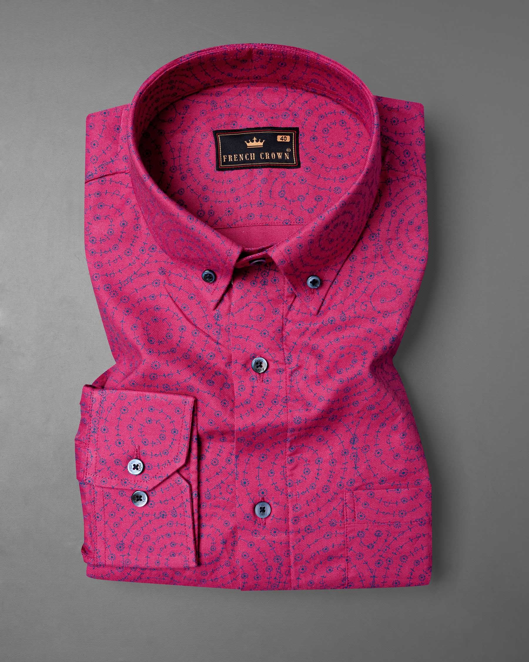 Hibiscus Red and Violent Circular Designed Royal Oxford Shirt 7055-BD-BLE-38, 7055-BD-BLE-H-38, 7055-BD-BLE-39, 7055-BD-BLE-H-39, 7055-BD-BLE-40, 7055-BD-BLE-H-40, 7055-BD-BLE-42, 7055-BD-BLE-H-42, 7055-BD-BLE-44, 7055-BD-BLE-H-44, 7055-BD-BLE-46, 7055-BD-BLE-H-46, 7055-BD-BLE-48, 7055-BD-BLE-H-48, 7055-BD-BLE-50, 7055-BD-BLE-H-50, 7055-BD-BLE-52, 7055-BD-BLE-H-52