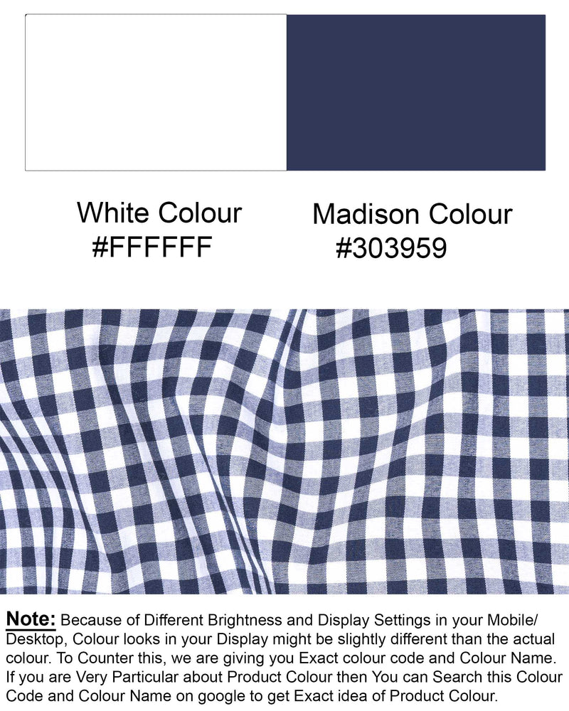 Madison Blue Gingham Premium Cotton Shirt 7074-BLE-38,7074-BLE-38,7074-BLE-39,7074-BLE-39,7074-BLE-40,7074-BLE-40,7074-BLE-42,7074-BLE-42,7074-BLE-44,7074-BLE-44,7074-BLE-46,7074-BLE-46,7074-BLE-48,7074-BLE-48,7074-BLE-50,7074-BLE-50,7074-BLE-52,7074-BLE-52