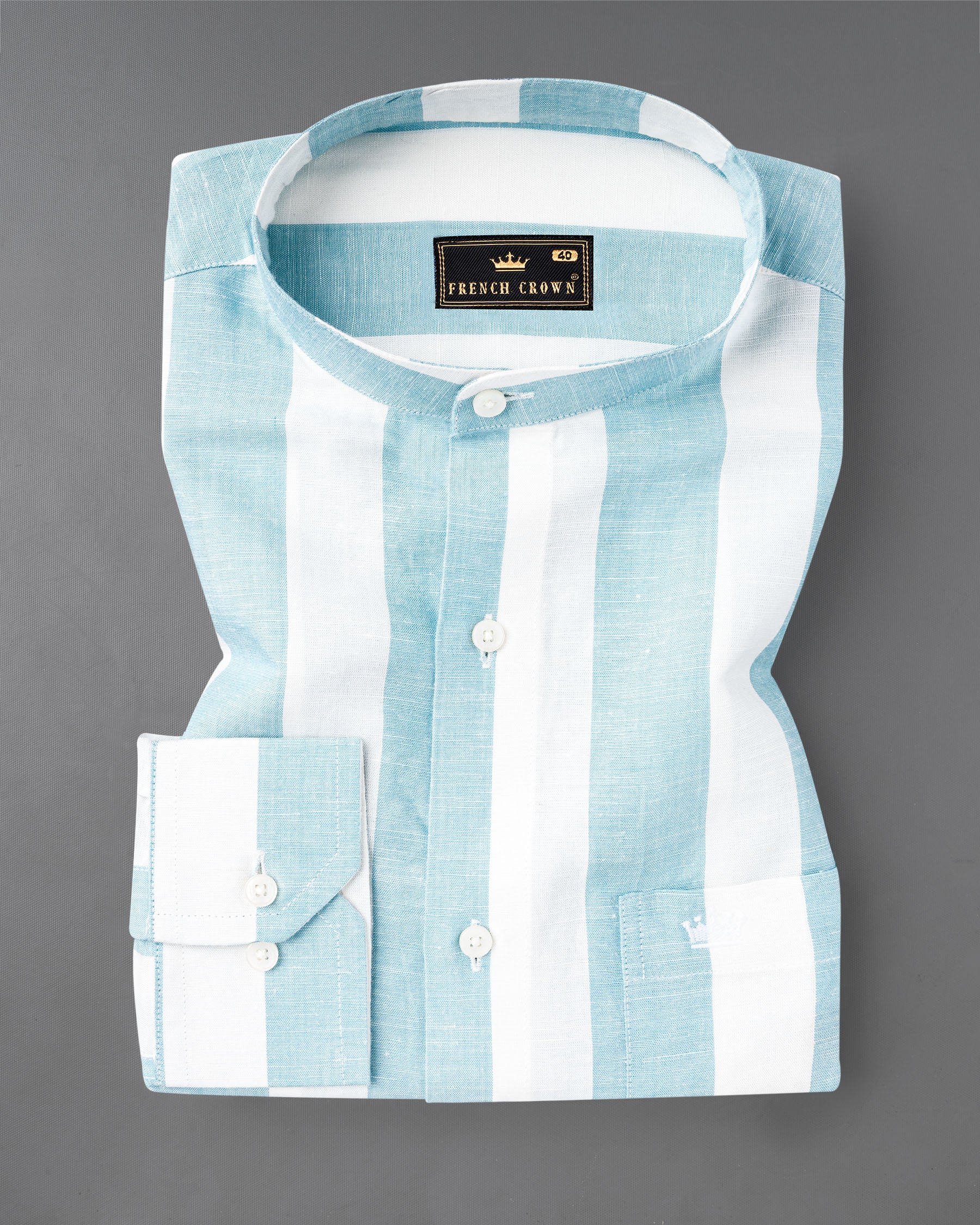 Bright White And Regent St Blue Luxurious Linen Shirt 7109-M-38,7109-M-38,7109-M-39,7109-M-39,7109-M-40,7109-M-40,7109-M-42,7109-M-42,7109-M-44,7109-M-44,7109-M-46,7109-M-46,7109-M-48,7109-M-48,7109-M-50,7109-M-50,7109-M-52,7109-M-52