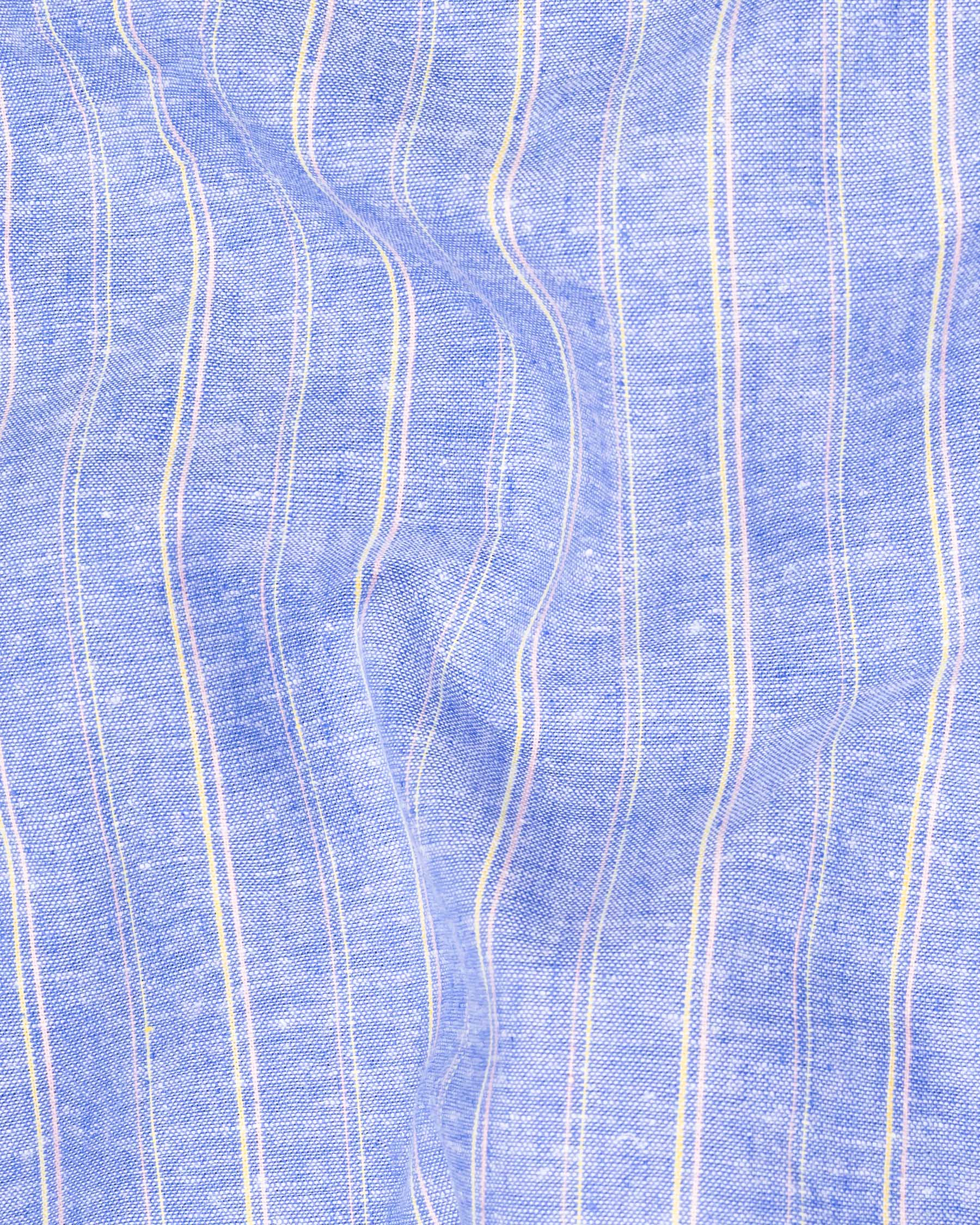 Amethyst Blue And White Striped Luxurious Linen Shirt 7120-CC-38,7120-CC-H-38,7120-CC-39,7120-CC-H-39,7120-CC-40,7120-CC-H-40,7120-CC-42,7120-CC-H-42,7120-CC-44,7120-CC-H-44,7120-CC-46,7120-CC-H-46,7120-CC-48,7120-CC-H-48,7120-CC-50,7120-CC-H-50,7120-CC-52,7120-CC-H-52