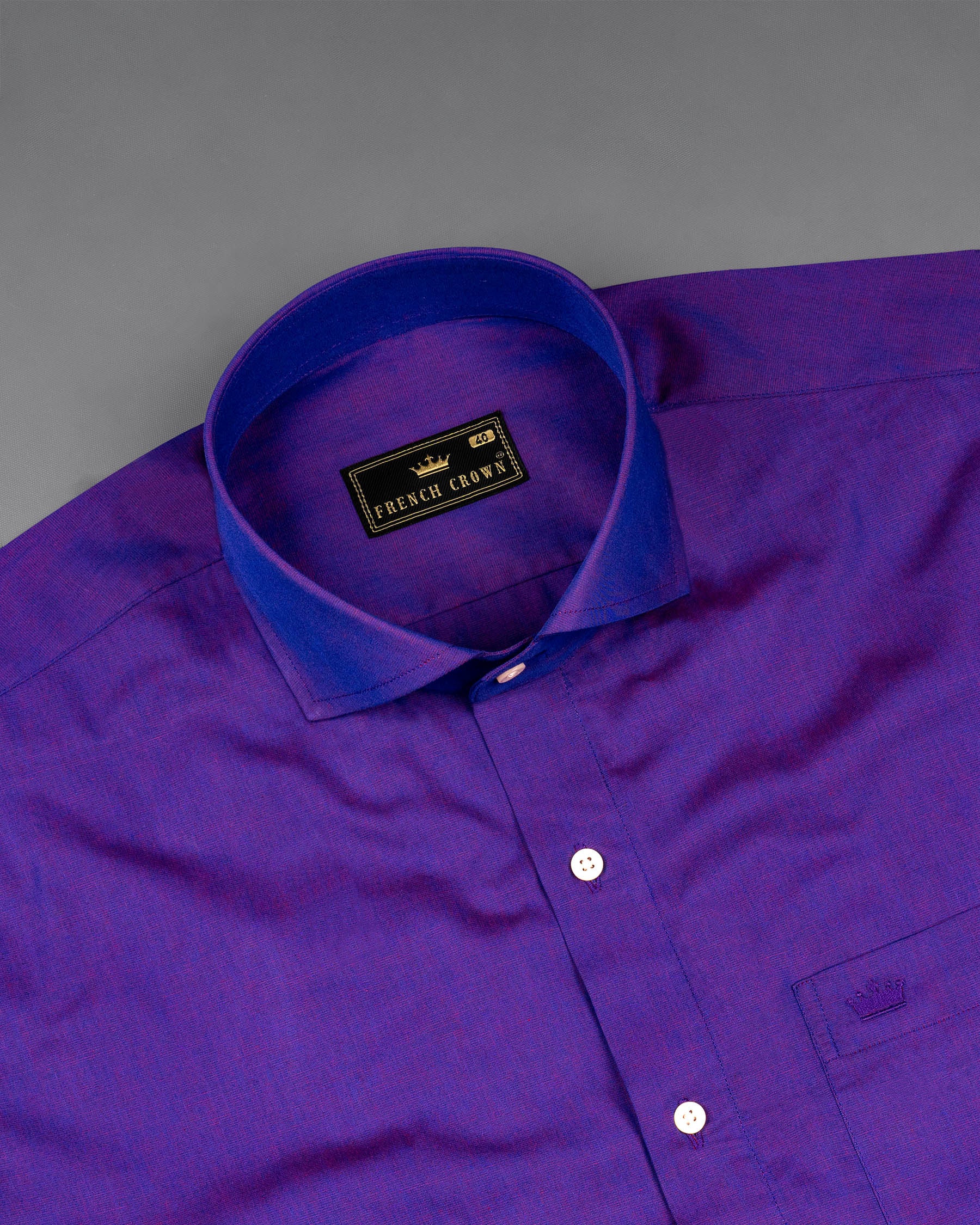 Eminence and Cobalt Blue Two Tone Chambray Textured Premium Cotton Shirt 7144-CA-38,7144-CA-H-38,7144-CA-39,7144-CA-H-39,7144-CA-40,7144-CA-H-40,7144-CA-42,7144-CA-H-42,7144-CA-44,7144-CA-H-44,7144-CA-46,7144-CA-H-46,7144-CA-48,7144-CA-H-48,7144-CA-50,7144-CA-H-50,7144-CA-52,7144-CA-H-52