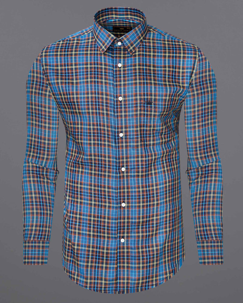 Crystal Blue and Tune Violet Plaid Twill Textured Premium Cotton Shirt 7152-38,7152-H-38,7152-39,7152-H-39,7152-40,7152-H-40,7152-42,7152-H-42,7152-44,7152-H-44,7152-46,7152-H-46,7152-48,7152-H-48,7152-50,7152-H-50,7152-52,7152-H-52