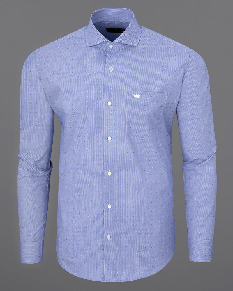 White and Ship Cove Blue Gingham Dobby Textured Premium Cotton Shirt 7176-CA-38,7176-CA-H-38,7176-CA-39,7176-CA-H-39,7176-CA-40,7176-CA-H-40,7176-CA-42,7176-CA-H-42,7176-CA-44,7176-CA-H-44,7176-CA-46,7176-CA-H-46,7176-CA-48,7176-CA-H-48,7176-CA-50,7176-CA-H-50,7176-CA-52,7176-CA-H-52