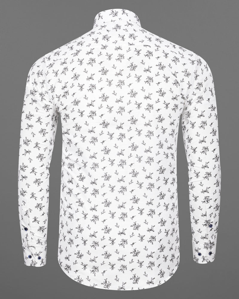 Bright White Floral Printed Luxurious Linen Shirt 7178-BLE-38,7178-BLE-H-38,7178-BLE-39,7178-BLE-H-39,7178-BLE-40,7178-BLE-H-40,7178-BLE-42,7178-BLE-H-42,7178-BLE-44,7178-BLE-H-44,7178-BLE-46,7178-BLE-H-46,7178-BLE-48,7178-BLE-H-48,7178-BLE-50,7178-BLE-H-50,7178-BLE-52,7178-BLE-H-52