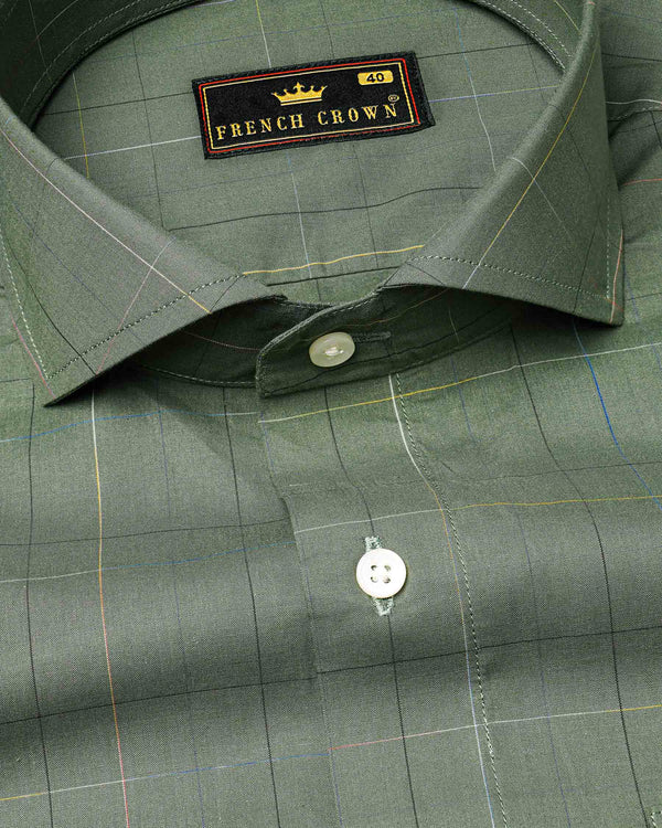 Glade Green windowpane Premium Cotton Shirt 7204-CA-38,7204-CA-H-38,7204-CA-39,7204-CA-H-39,7204-CA-40,7204-CA-H-40,7204-CA-42,7204-CA-H-42,7204-CA-44,7204-CA-H-44,7204-CA-46,7204-CA-H-46,7204-CA-48,7204-CA-H-48,7204-CA-50,7204-CA-H-50,7204-CA-52,7204-CA-H-52