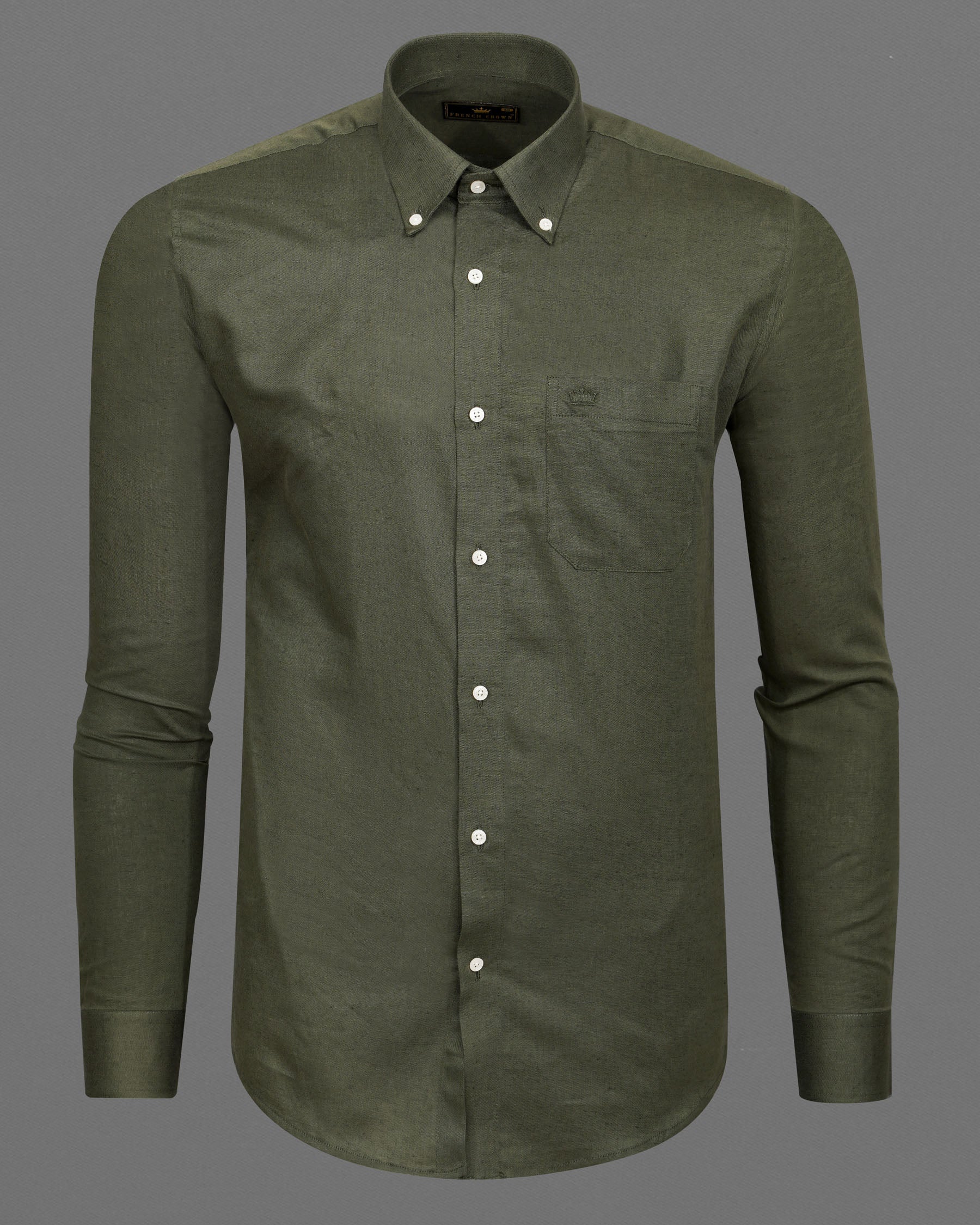 Flint Green Luxurious Linen Shirt 7205-BD-38,7205-BD-H-38,7205-BD-39,7205-BD-H-39,7205-BD-40,7205-BD-H-40,7205-BD-42,7205-BD-H-42,7205-BD-44,7205-BD-H-44,7205-BD-46,7205-BD-H-46,7205-BD-48,7205-BD-H-48,7205-BD-50,7205-BD-H-50,7205-BD-52,7205-BD-H-52