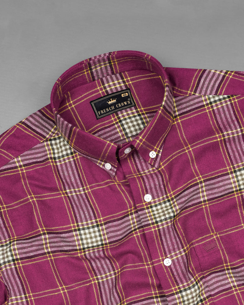 Rouge Plaid Flannel Shirt