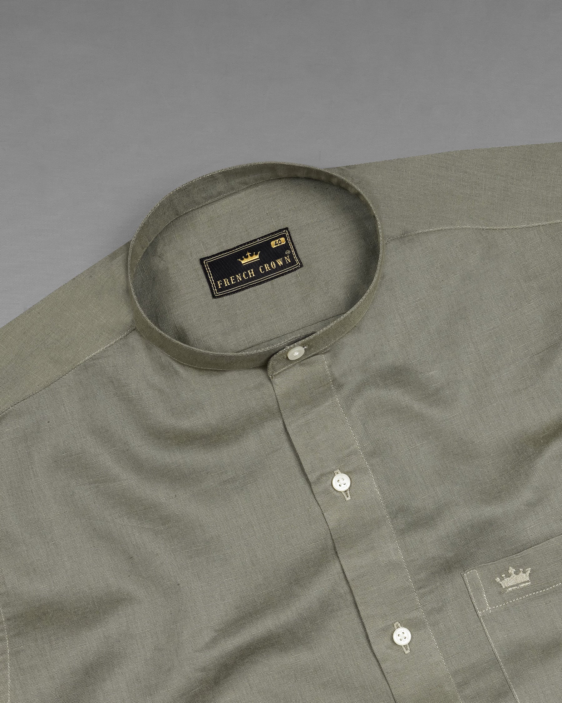 Pale Oyster Green Luxurious Linen Shirt 7380-M-38,7380-M-38,7380-M-39,7380-M-39,7380-M-40,7380-M-40,7380-M-42,7380-M-42,7380-M-44,7380-M-44,7380-M-46,7380-M-46,7380-M-48,7380-M-48,7380-M-50,7380-M-50,7380-M-52,7380-M-52