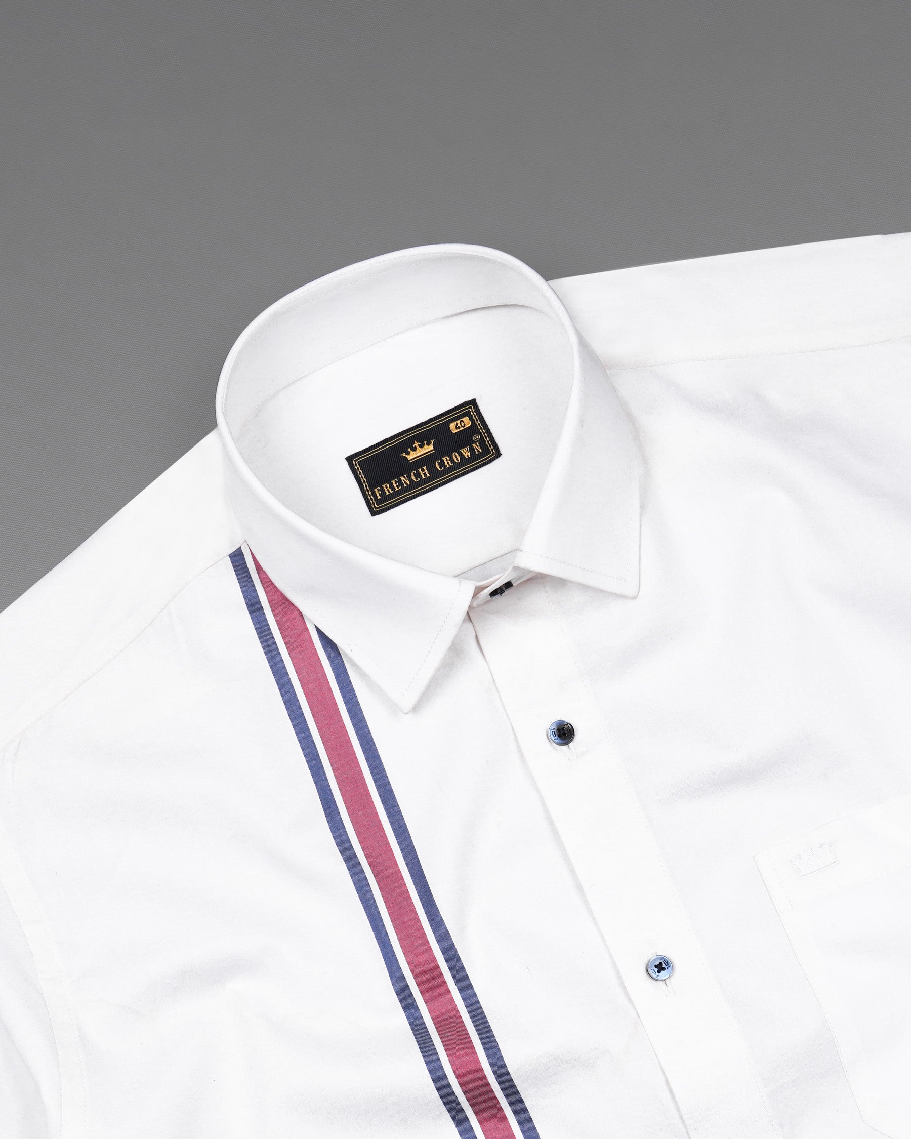 Bright White with Striped Premium Cotton Shirt 7397-BLE-38,7397-BLE-38,7397-BLE-39,7397-BLE-39,7397-BLE-40,7397-BLE-40,7397-BLE-42,7397-BLE-42,7397-BLE-44,7397-BLE-44,7397-BLE-46,7397-BLE-46,7397-BLE-48,7397-BLE-48,7397-BLE-50,7397-BLE-50,7397-BLE-52,7397-BLE-52