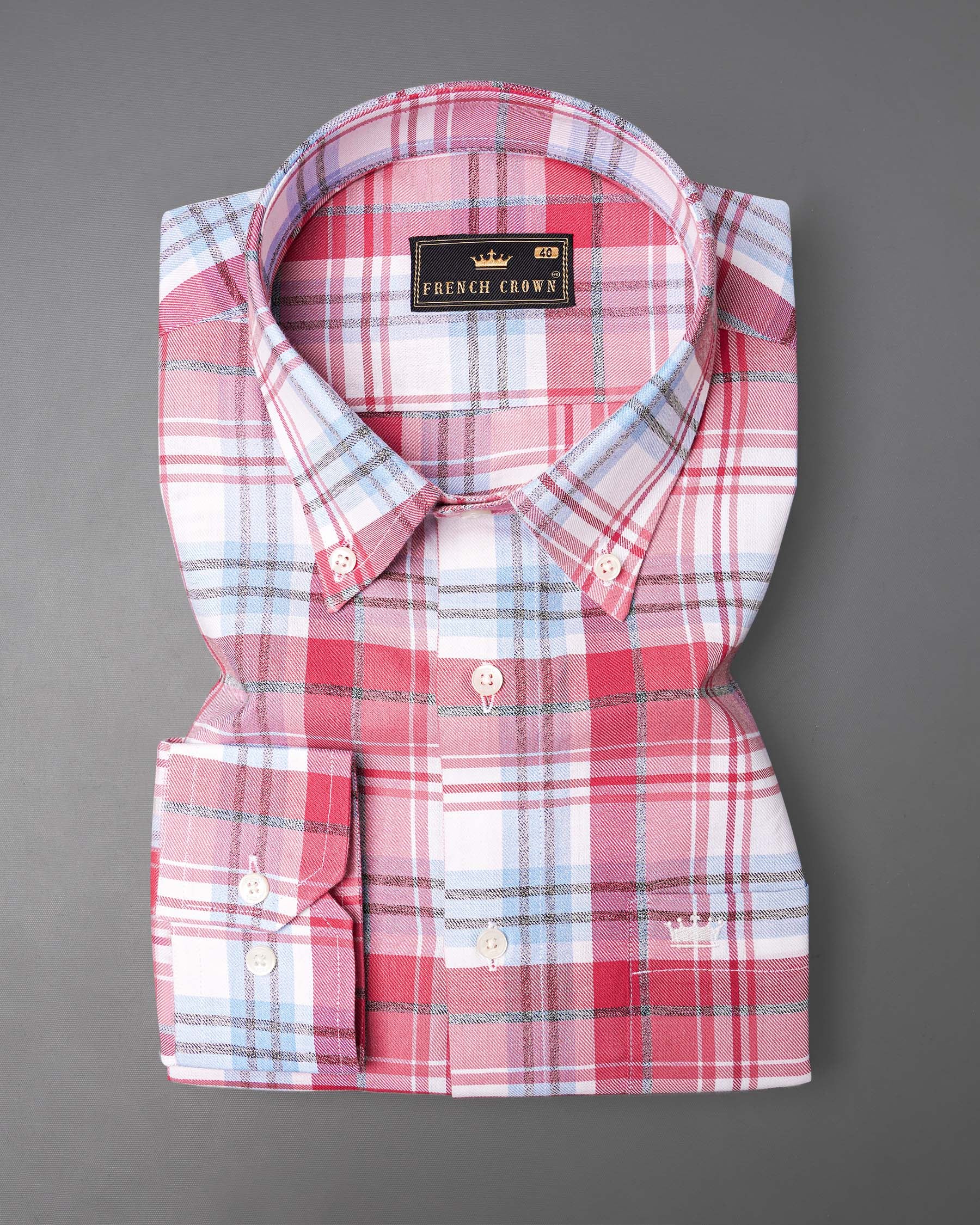 Cabaret Pink and Perano Blue Twill Plaid Premium Cotton Shirt 7408-BD-38,7408-BD-38,7408-BD-39,7408-BD-39,7408-BD-40,7408-BD-40,7408-BD-42,7408-BD-42,7408-BD-44,7408-BD-44,7408-BD-46,7408-BD-46,7408-BD-48,7408-BD-48,7408-BD-50,7408-BD-50,7408-BD-52,7408-BD-52