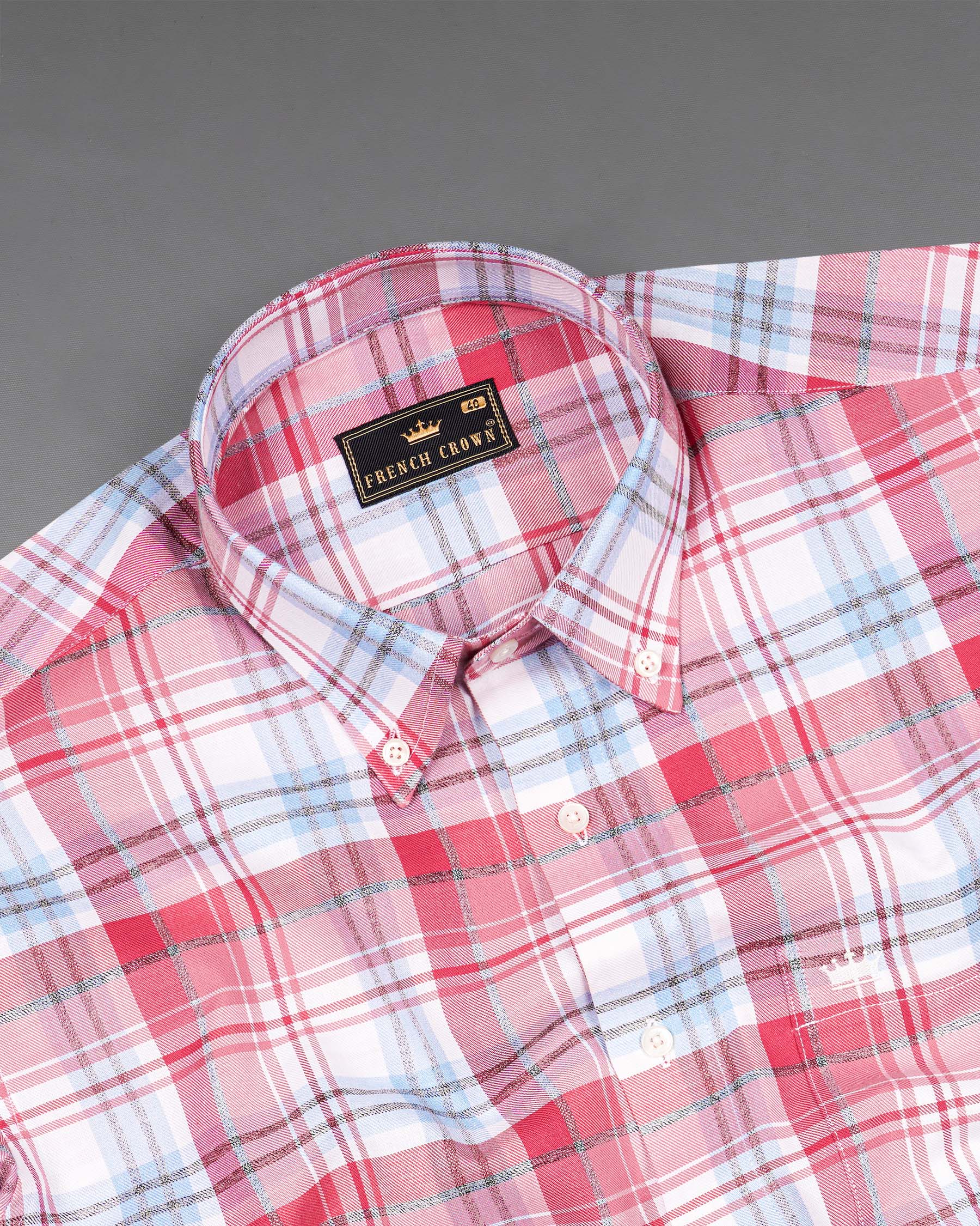 Cabaret Pink and Perano Blue Twill Plaid Premium Cotton Shirt 7408-BD-38,7408-BD-38,7408-BD-39,7408-BD-39,7408-BD-40,7408-BD-40,7408-BD-42,7408-BD-42,7408-BD-44,7408-BD-44,7408-BD-46,7408-BD-46,7408-BD-48,7408-BD-48,7408-BD-50,7408-BD-50,7408-BD-52,7408-BD-52