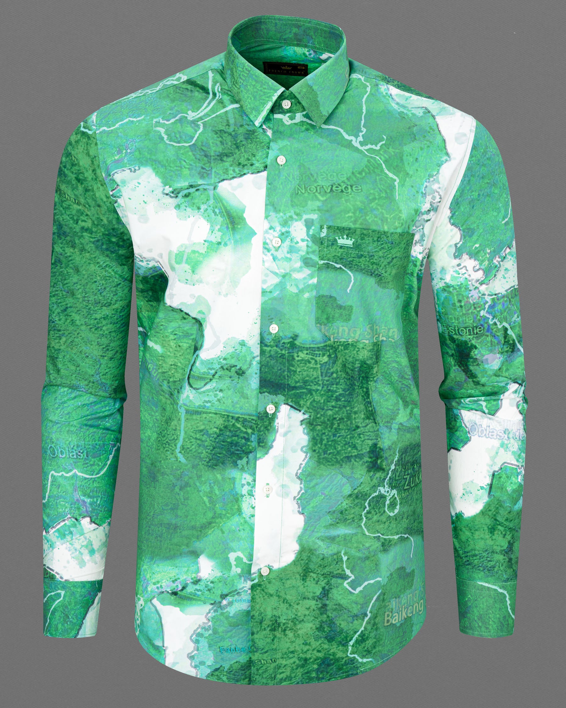 Mantis Green Marble Printed Premium Cotton Shirt 7413-38,7413-38,7413-39,7413-39,7413-40,7413-40,7413-42,7413-42,7413-44,7413-44,7413-46,7413-46,7413-48,7413-48,7413-50,7413-50,7413-52,7413-52