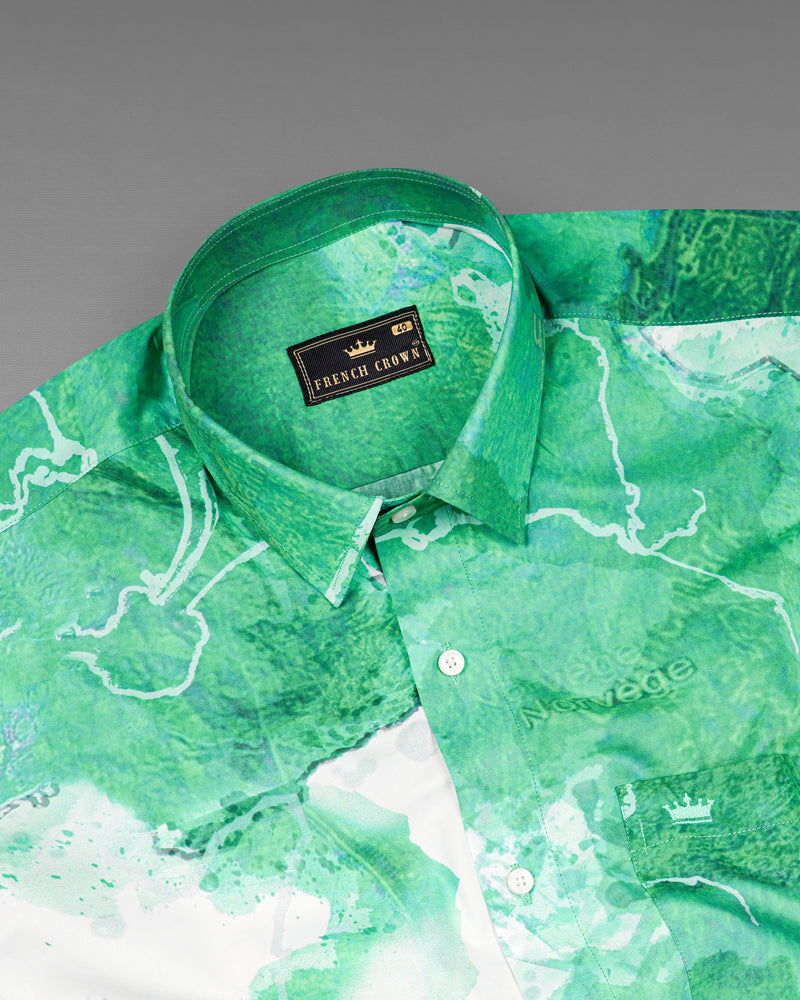 Mantis Green Marble Printed Premium Cotton Shirt 7413-38,7413-38,7413-39,7413-39,7413-40,7413-40,7413-42,7413-42,7413-44,7413-44,7413-46,7413-46,7413-48,7413-48,7413-50,7413-50,7413-52,7413-52