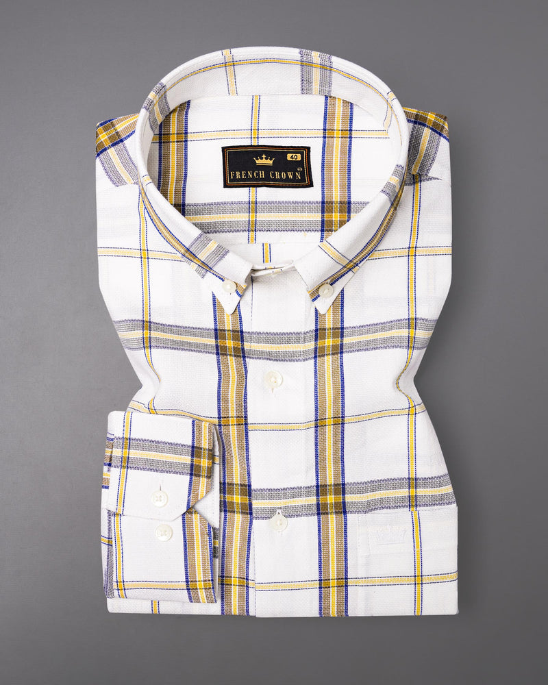 off White Plaid Dobby Textured Premium Giza Cotton Shirt 7417-BD-38,7417-BD-38,7417-BD-39,7417-BD-39,7417-BD-40,7417-BD-40,7417-BD-42,7417-BD-42,7417-BD-44,7417-BD-44,7417-BD-46,7417-BD-46,7417-BD-48,7417-BD-48,7417-BD-50,7417-BD-50,7417-BD-52,7417-BD-52