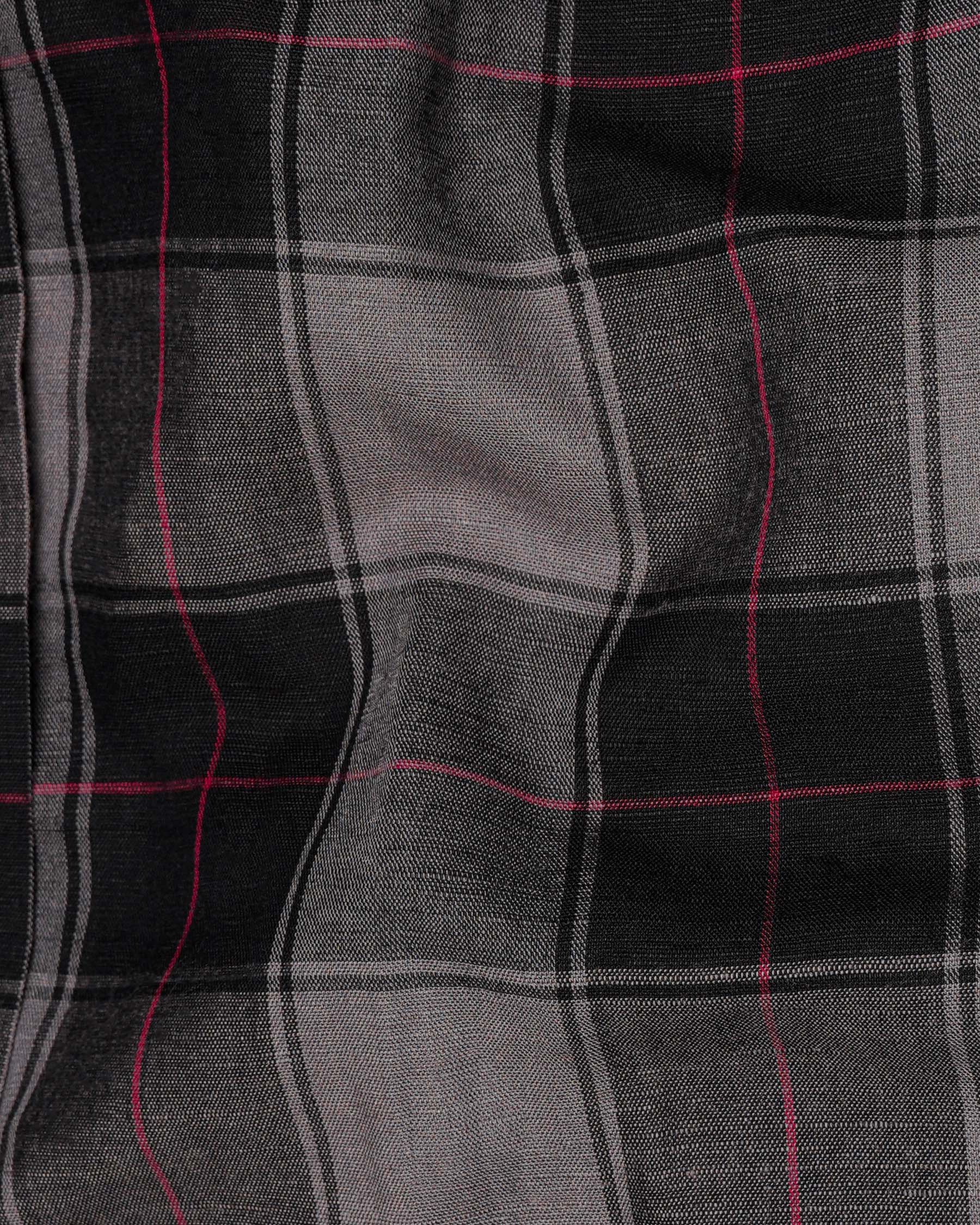 Jade Black and Wenge Gray Plaid Luxurious Linen Shirt 7418-BD-BLK-38,7418-BD-BLK-38,7418-BD-BLK-39,7418-BD-BLK-39,7418-BD-BLK-40,7418-BD-BLK-40,7418-BD-BLK-42,7418-BD-BLK-42,7418-BD-BLK-44,7418-BD-BLK-44,7418-BD-BLK-46,7418-BD-BLK-46,7418-BD-BLK-48,7418-BD-BLK-48,7418-BD-BLK-50,7418-BD-BLK-50,7418-BD-BLK-52,7418-BD-BLK-52