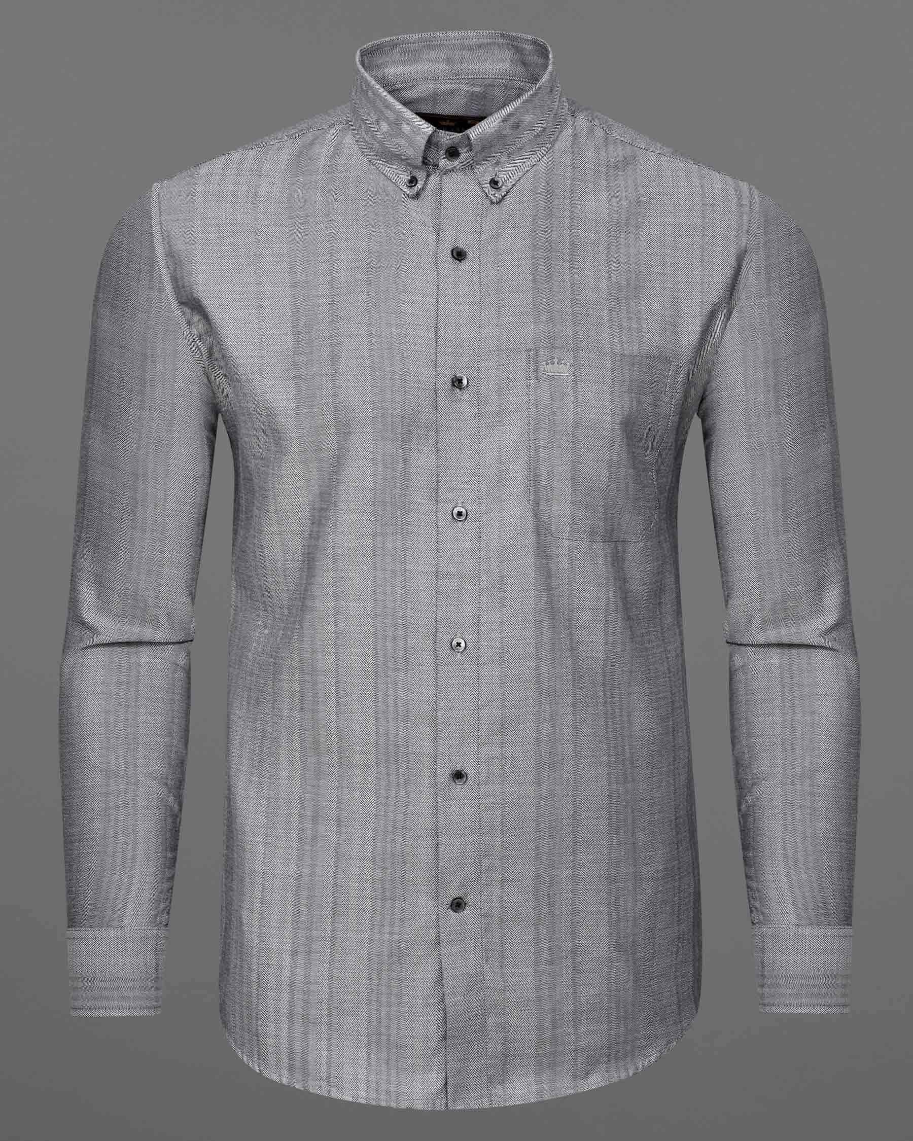 Star Dust Gray Striped Herringbone Shirt 7423-BD-BLK-38,7423-BD-BLK-38,7423-BD-BLK-39,7423-BD-BLK-39,7423-BD-BLK-40,7423-BD-BLK-40,7423-BD-BLK-42,7423-BD-BLK-42,7423-BD-BLK-44,7423-BD-BLK-44,7423-BD-BLK-46,7423-BD-BLK-46,7423-BD-BLK-48,7423-BD-BLK-48,7423-BD-BLK-50,7423-BD-BLK-50,7423-BD-BLK-52,7423-BD-BLK-52