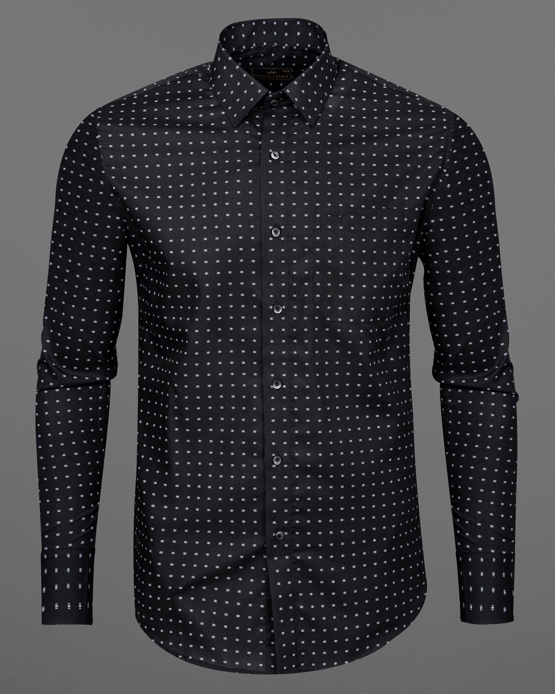 Midnight Moss Printed Premium Cotton Shirt 7429-BLK-38,7429-BLK-38,7429-BLK-39,7429-BLK-39,7429-BLK-40,7429-BLK-40,7429-BLK-42,7429-BLK-42,7429-BLK-44,7429-BLK-44,7429-BLK-46,7429-BLK-46,7429-BLK-48,7429-BLK-48,7429-BLK-50,7429-BLK-50,7429-BLK-52,7429-BLK-52