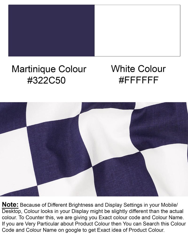 Martinique Blue and White Checked Premium Cotton Shirt 7442-BLE-38, 7442-BLE-H-38, 7442-BLE-39, 7442-BLE-H-39, 7442-BLE-40, 7442-BLE-H-40, 7442-BLE-42, 7442-BLE-H-42, 7442-BLE-44, 7442-BLE-H-44, 7442-BLE-46, 7442-BLE-H-46, 7442-BLE-48, 7442-BLE-H-48, 7442-BLE-50, 7442-BLE-H-50, 7442-BLE-52, 7442-BLE-H-52