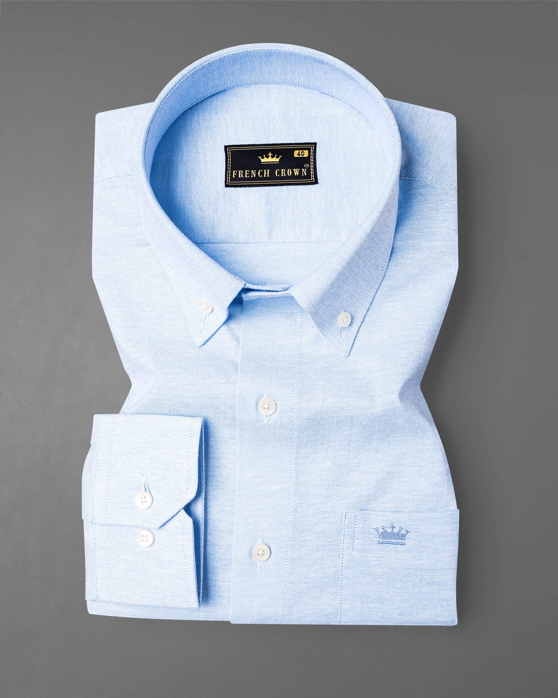 Lavender Blue Royal Oxford Shirt  7455-BD-38, 7455-BD-H-38, 7455-BD-39, 7455-BD-H-39, 7455-BD-40, 7455-BD-H-40, 7455-BD-42, 7455-BD-H-42, 7455-BD-44, 7455-BD-H-44, 7455-BD-46, 7455-BD-H-46, 7455-BD-48, 7455-BD-H-48, 7455-BD-50, 7455-BD-H-50, 7455-BD-52, 7455-BD-H-52