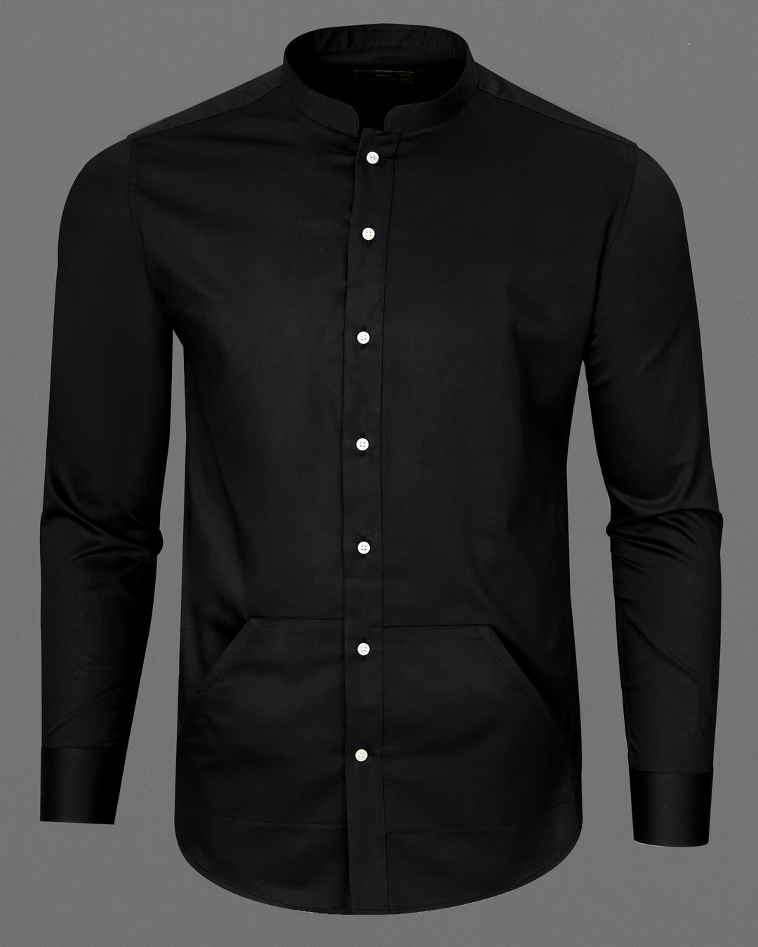 River Blue plain black shirt for casual - G3-MCS12346 | G3fashion.com