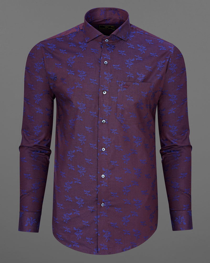 Matterhorn Purple with Scampi Blue Jacquard Textured Premium Giza Cotton Shirt 7464-CA-BLE-38, 7464-CA-BLE-H-38, 7464-CA-BLE-39, 7464-CA-BLE-H-39, 7464-CA-BLE-40, 7464-CA-BLE-H-40, 7464-CA-BLE-42, 7464-CA-BLE-H-42, 7464-CA-BLE-44, 7464-CA-BLE-H-44, 7464-CA-BLE-46, 7464-CA-BLE-H-46, 7464-CA-BLE-48, 7464-CA-BLE-H-48, 7464-CA-BLE-50, 7464-CA-BLE-H-50, 7464-CA-BLE-52, 7464-CA-BLE-H-52