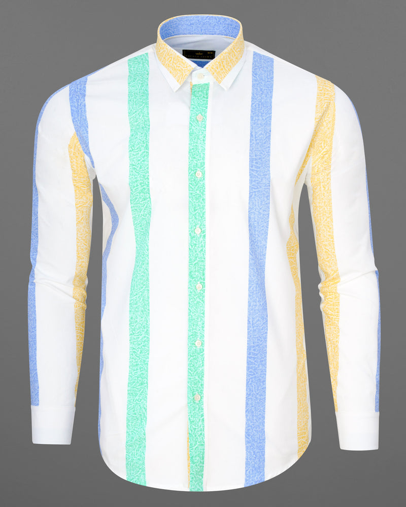 Bright White Multicolour Striped Heavyweight Royal Oxford Shirt  7469-38, 7469-H-38, 7469-39, 7469-H-39, 7469-40, 7469-H-40, 7469-42, 7469-H-42, 7469-44, 7469-H-44, 7469-46, 7469-H-46, 7469-48, 7469-H-48, 7469-50, 7469-H-50, 7469-52, 7469-H-52
