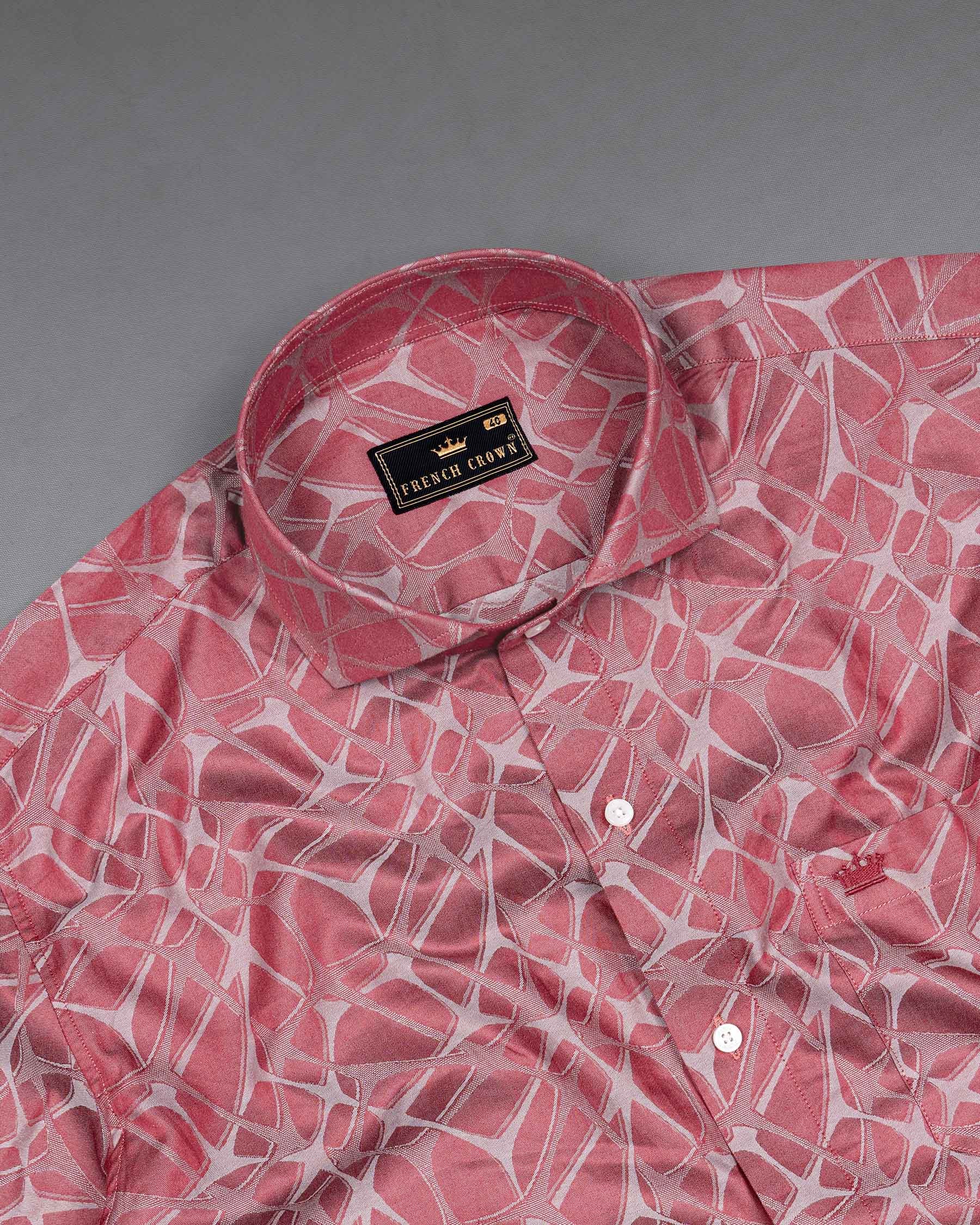 Coral Tree Red Web Jacquard Textured Premium Giza Cotton Shirt 7478-CA-38, 7478-CA-H-38, 7478-CA-39, 7478-CA-H-39, 7478-CA-40, 7478-CA-H-40, 7478-CA-42, 7478-CA-H-42, 7478-CA-44, 7478-CA-H-44, 7478-CA-46, 7478-CA-H-46, 7478-CA-48, 7478-CA-H-48, 7478-CA-50, 7478-CA-H-50, 7478-CA-52, 7478-CA-H-52