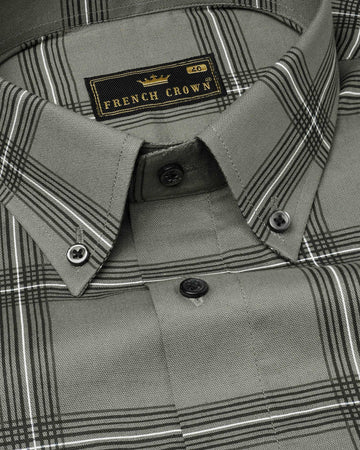 Ironside Green Windowpane Royal Oxford Shirt 7491-BD-BLK-38, 7491-BD-BLK-H-38, 7491-BD-BLK-39, 7491-BD-BLK-H-39, 7491-BD-BLK-40, 7491-BD-BLK-H-40, 7491-BD-BLK-42, 7491-BD-BLK-H-42, 7491-BD-BLK-44, 7491-BD-BLK-H-44, 7491-BD-BLK-46, 7491-BD-BLK-H-46, 7491-BD-BLK-48, 7491-BD-BLK-H-48, 7491-BD-BLK-50, 7491-BD-BLK-H-50, 7491-BD-BLK-52, 7491-BD-BLK-H-52