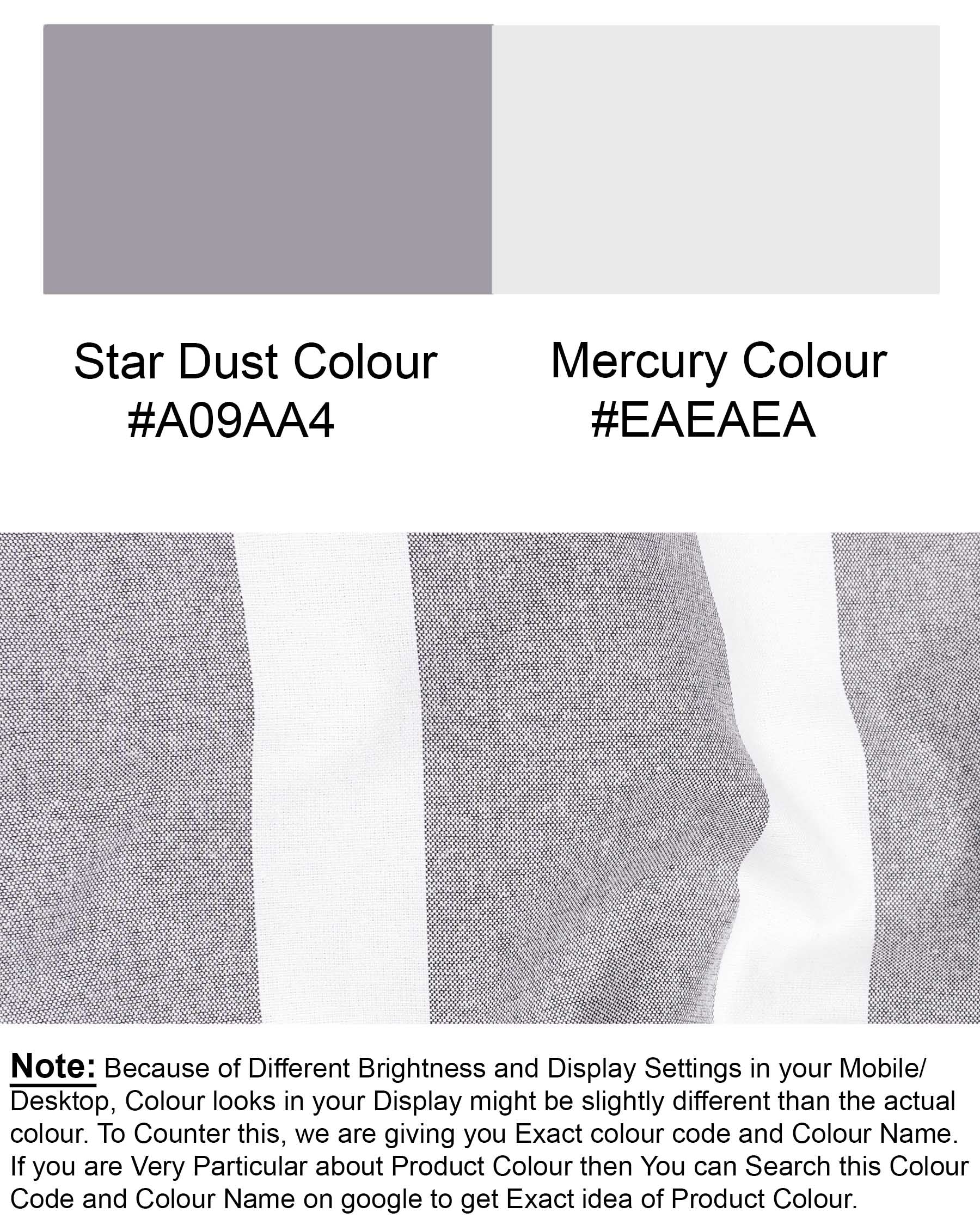 Star Dust Gray and White Striped Royal Oxford Shirt 7526-38, 7526-H-38, 7526-39, 7526-H-39, 7526-40, 7526-H-40, 7526-42, 7526-H-42, 7526-44, 7526-H-44, 7526-46, 7526-H-46, 7526-48, 7526-H-48, 7526-50, 7526-H-50, 7526-52, 7526-H-52